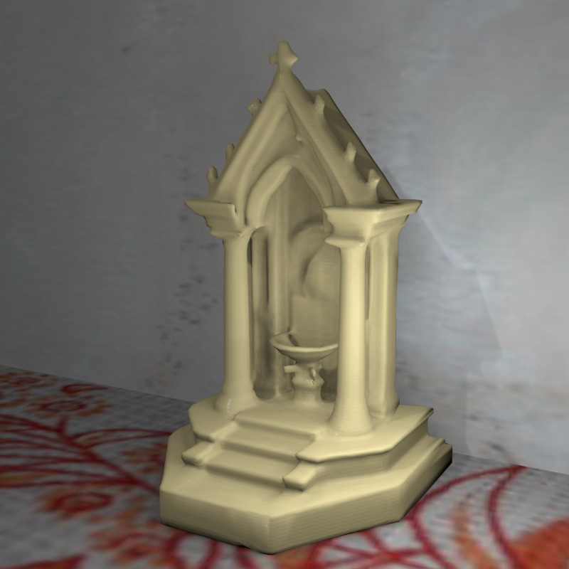 D&D Healing Stone 1x Temple Wall Segment