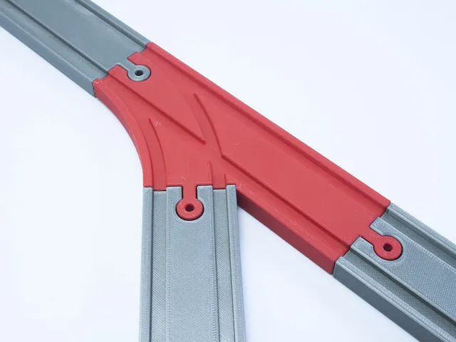 Short Curved Switching Track - O1