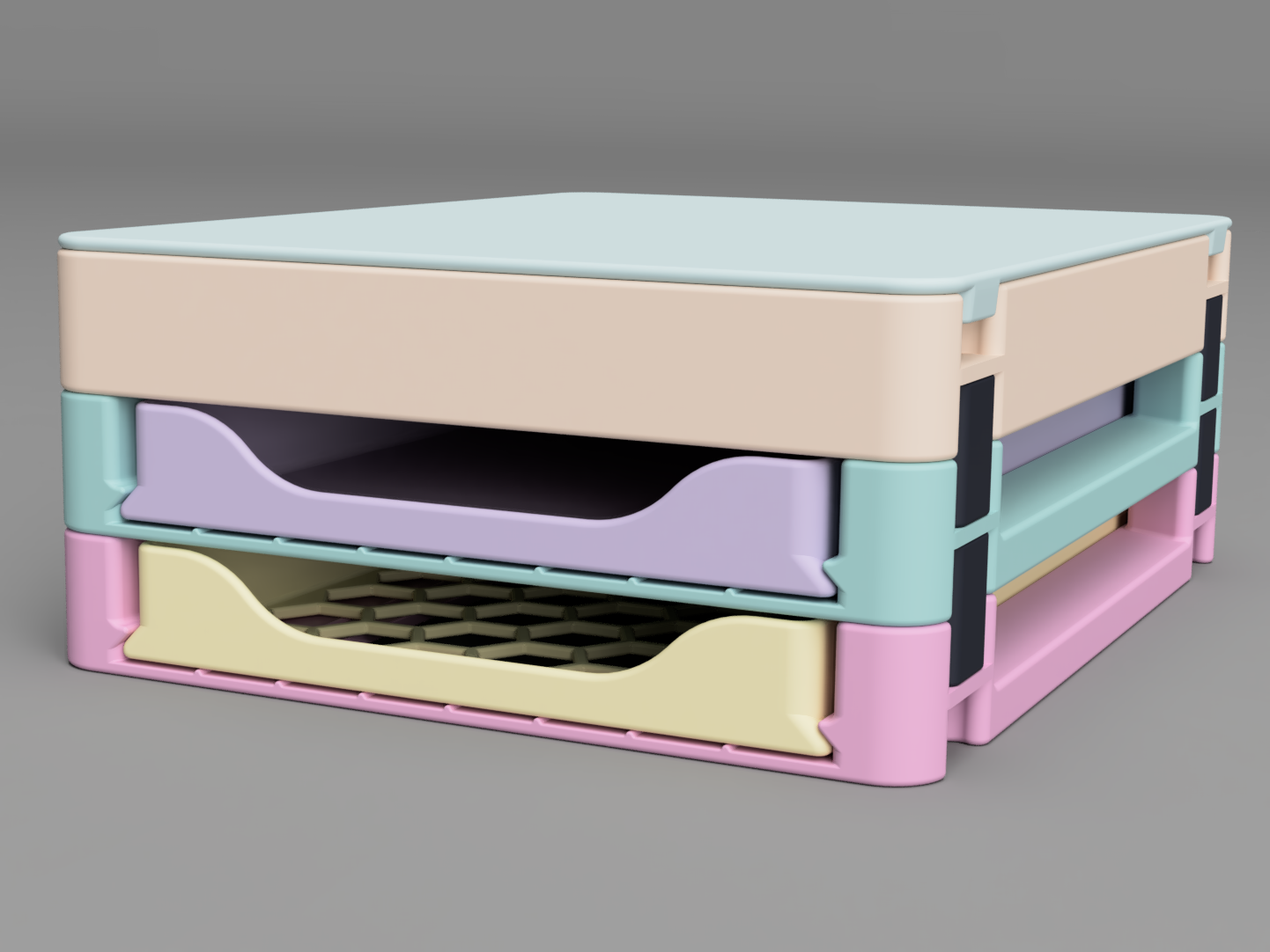 Miniatura 3 do modelo 3D Versatile Stackable Storage Box System (Height 30)