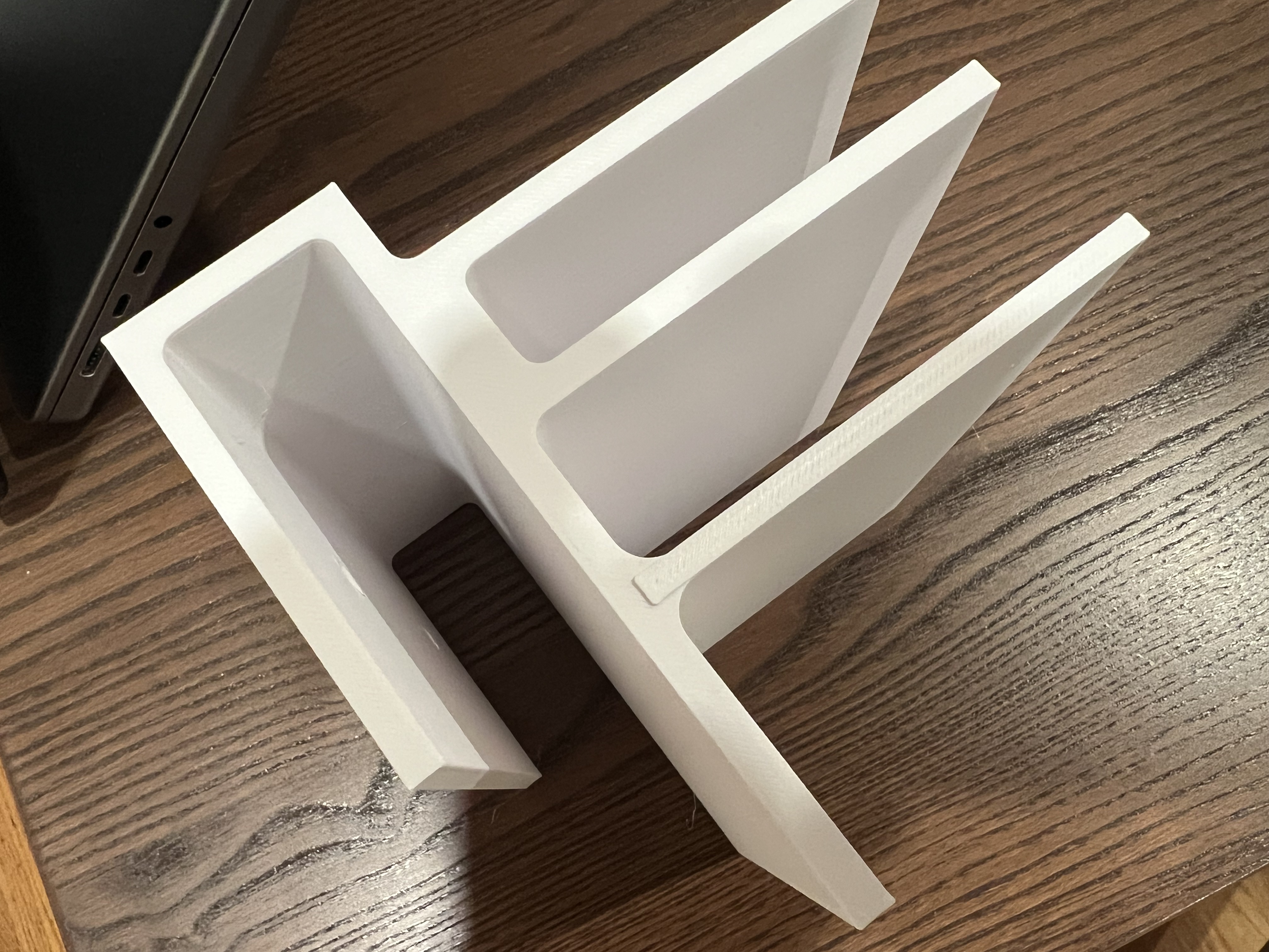 Double MacBook Pro Laptop Stand with desk clamp