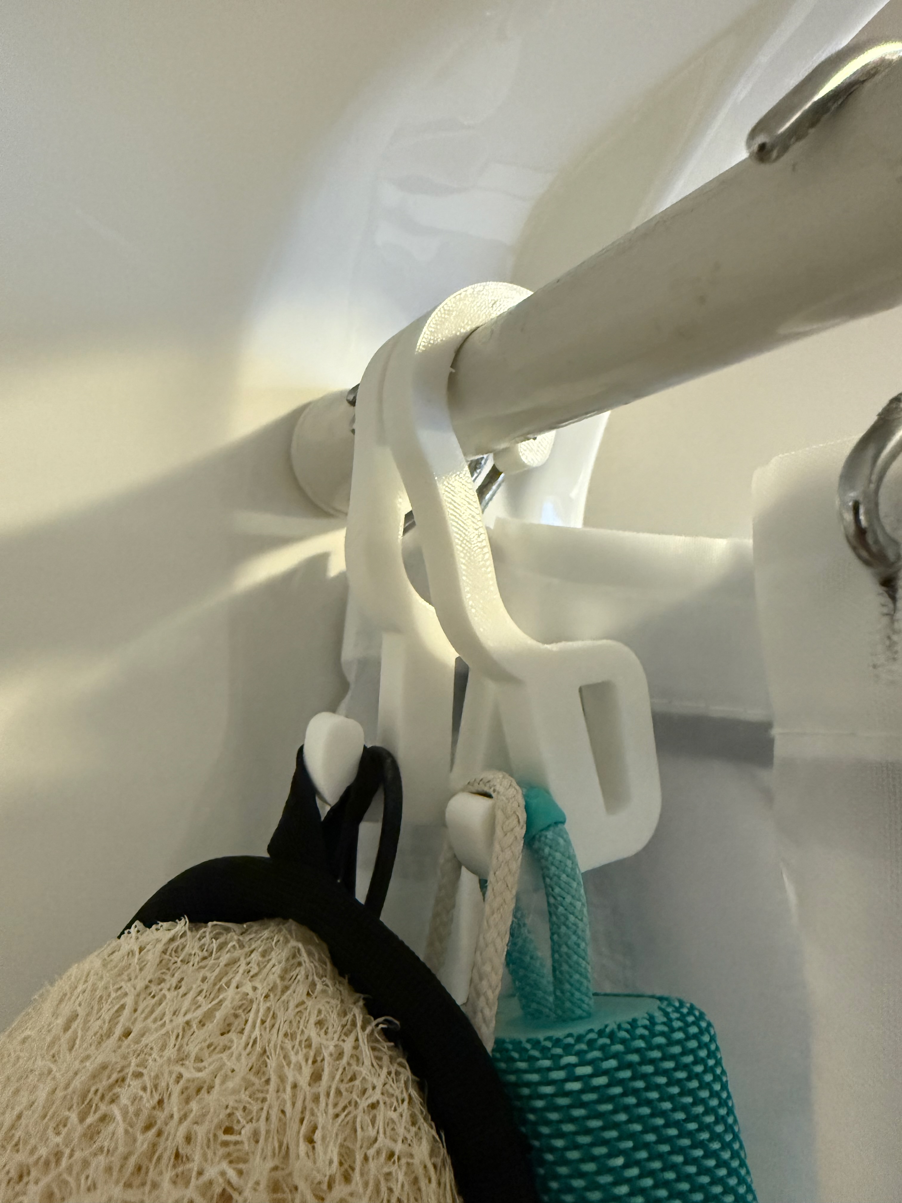 Shower Rail Hook - beefed up