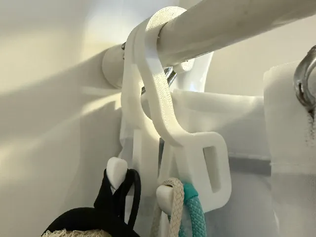Shower Rail Hook - beefed up