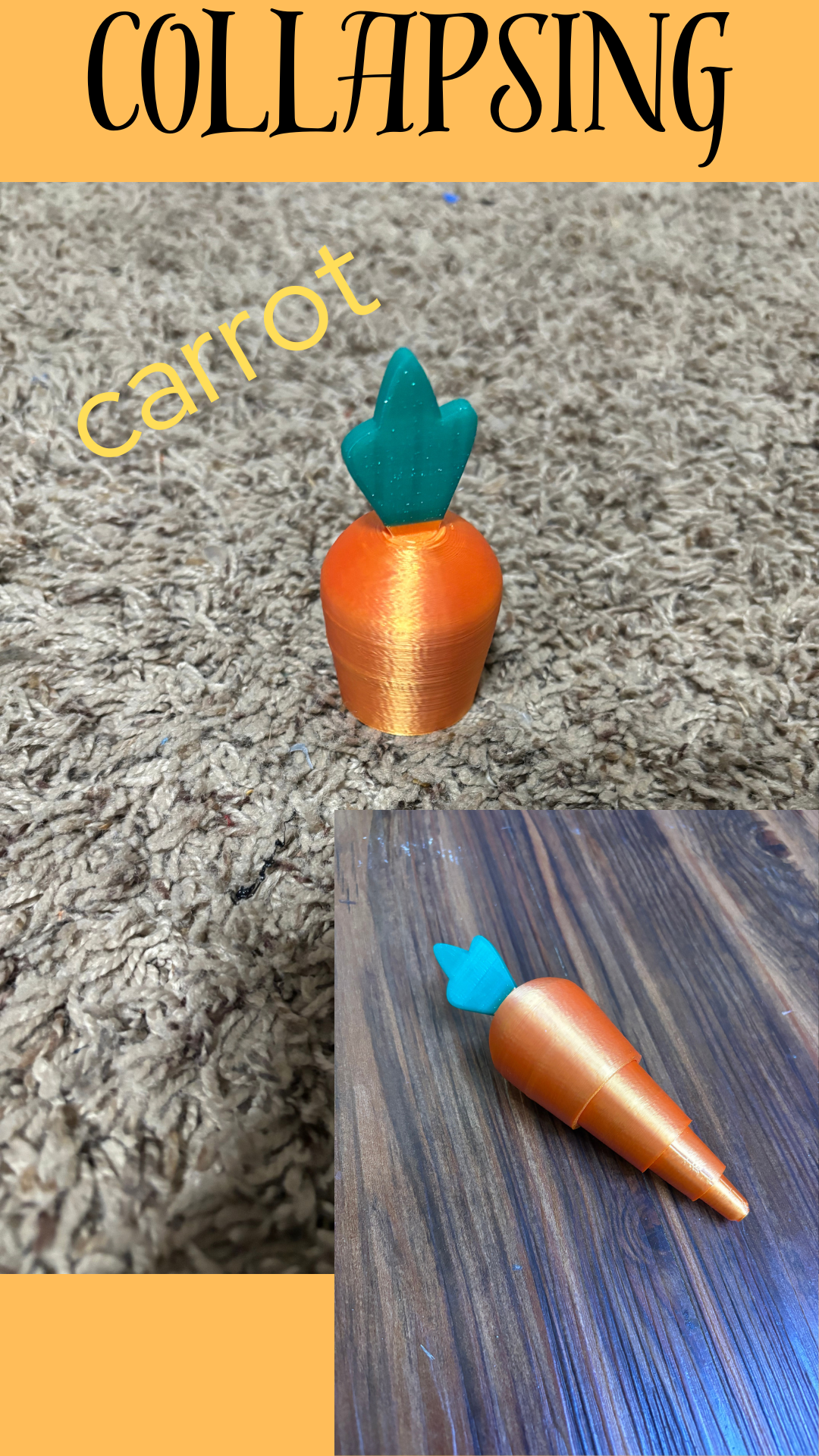 collapsing carrot