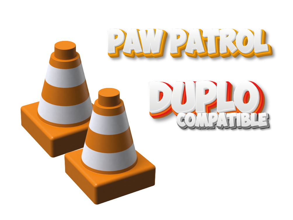 Paw Patrol Duplo Traffic Cone / Duplo dopravní kužel Tlapková patrola