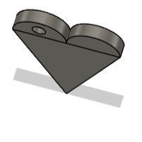 Valentines Heart Keychain