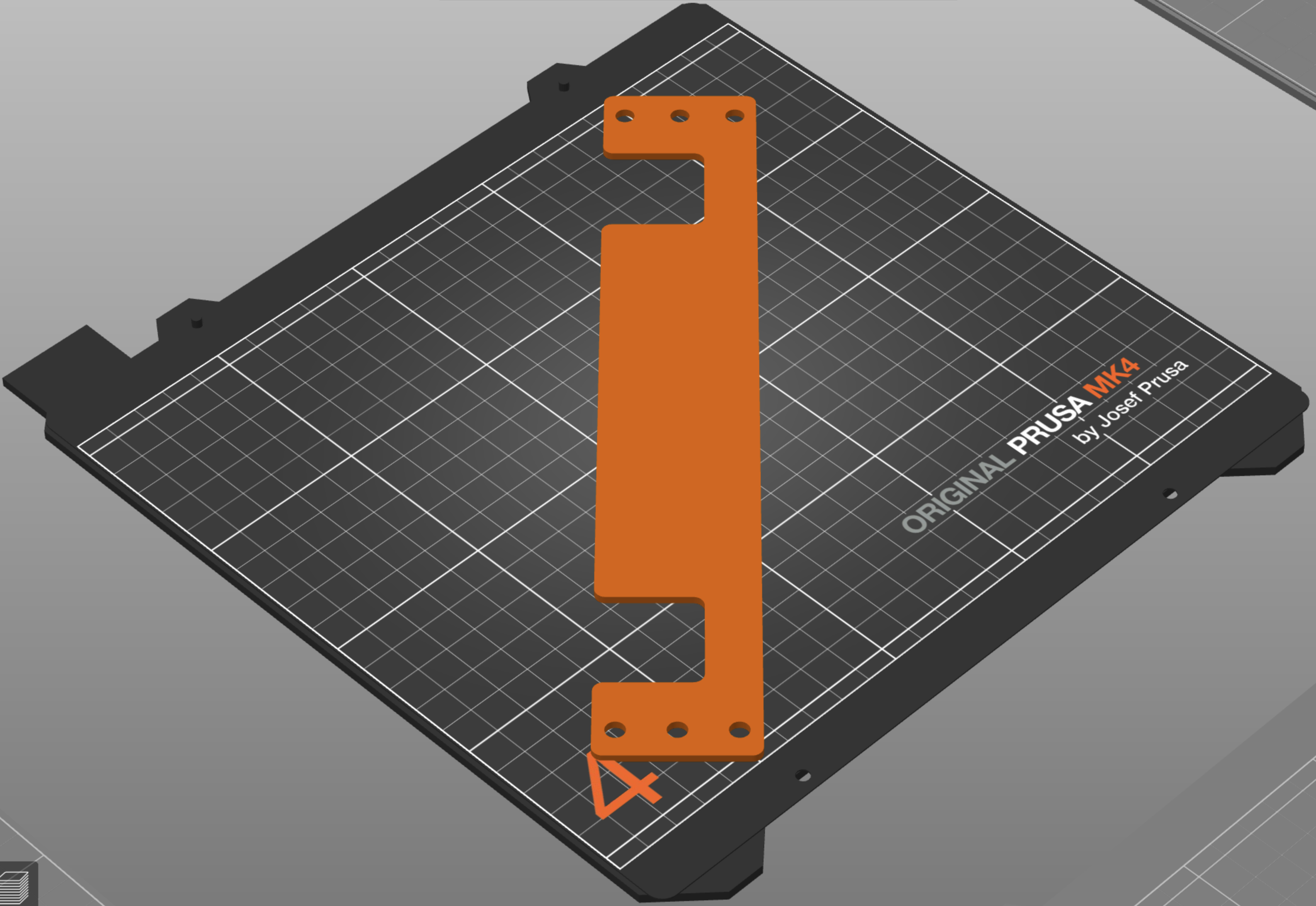 1U Blank panel with cable holes - 10" MINI RACK