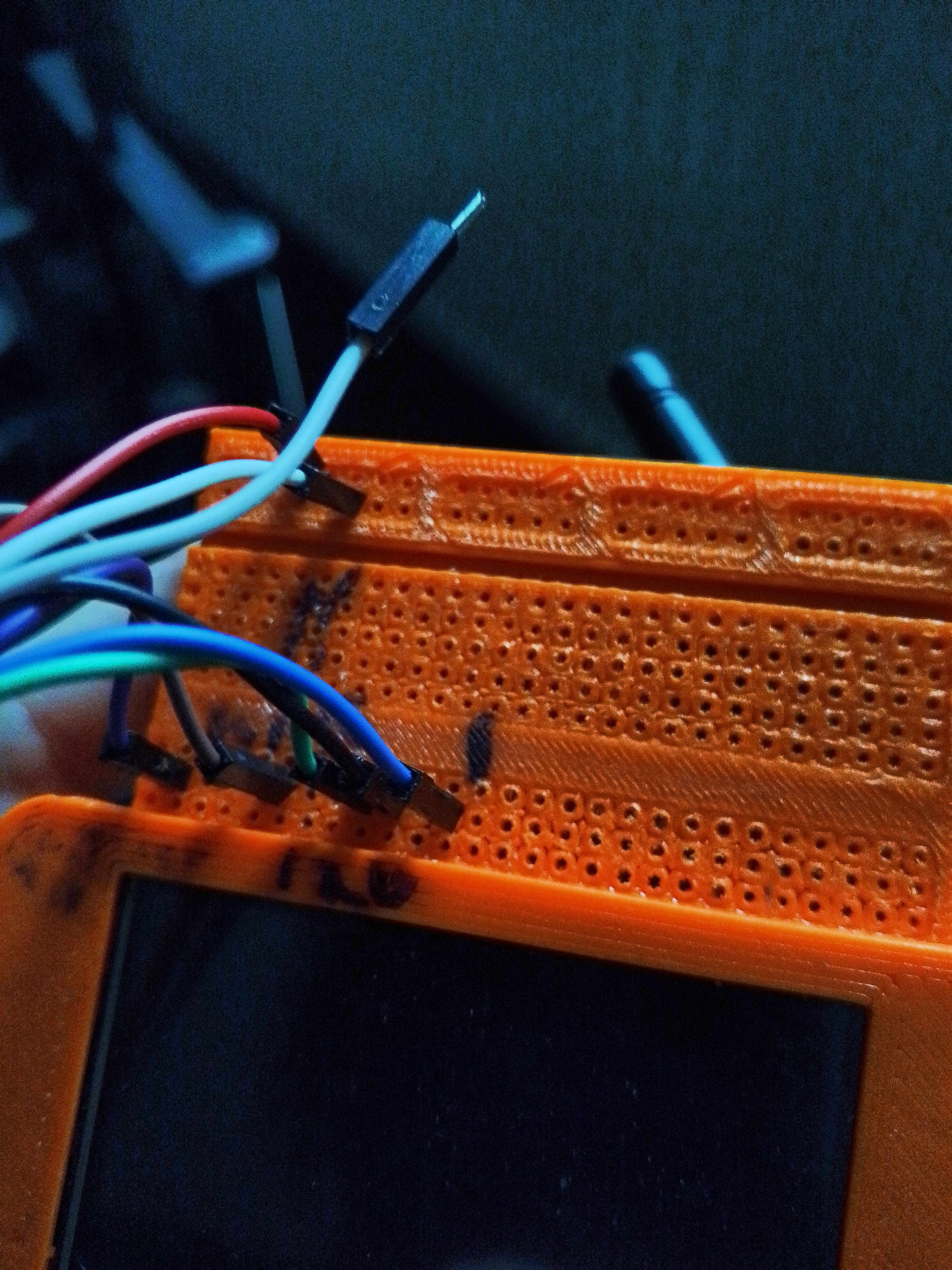 ESP CYD Dev board with breadboard (lazy)