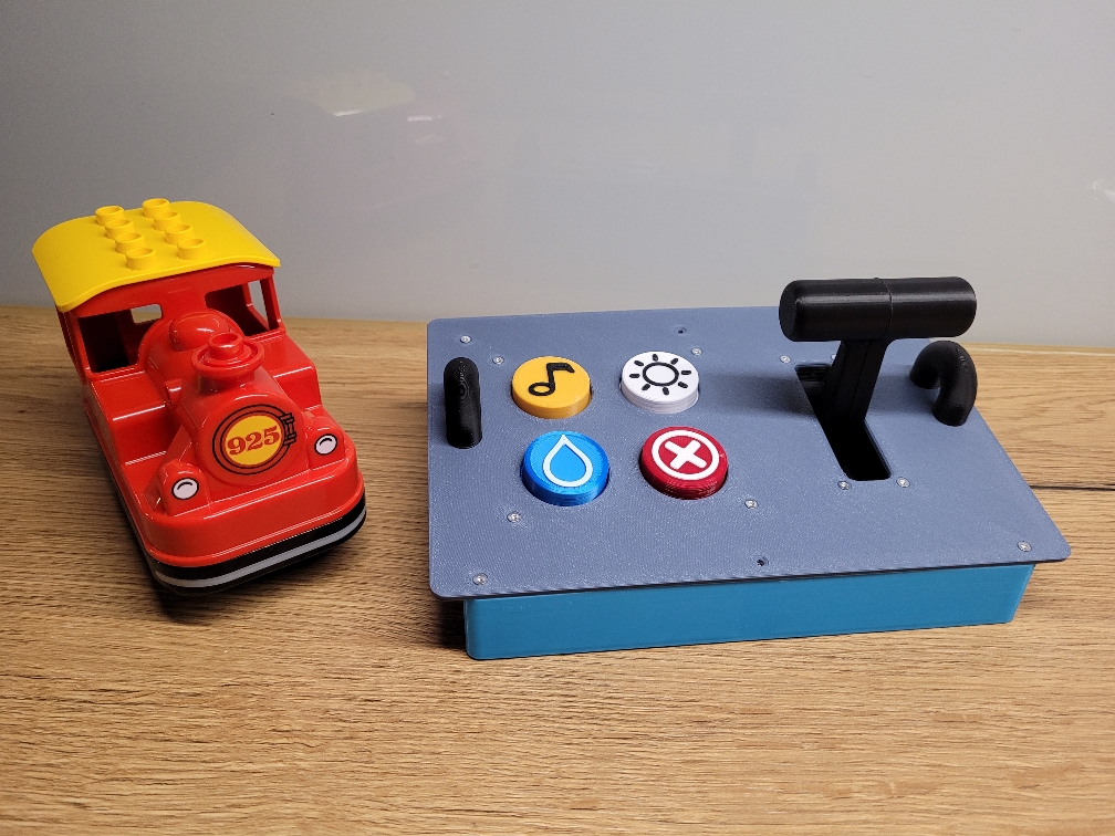 Modifications for "Remote compatible with Lego Duplo Train using ESP32"