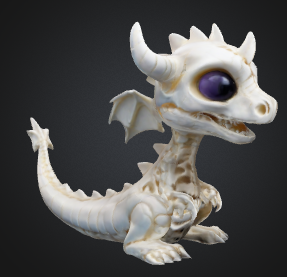 Miniatura 4 do modelo 3D Mini dragon