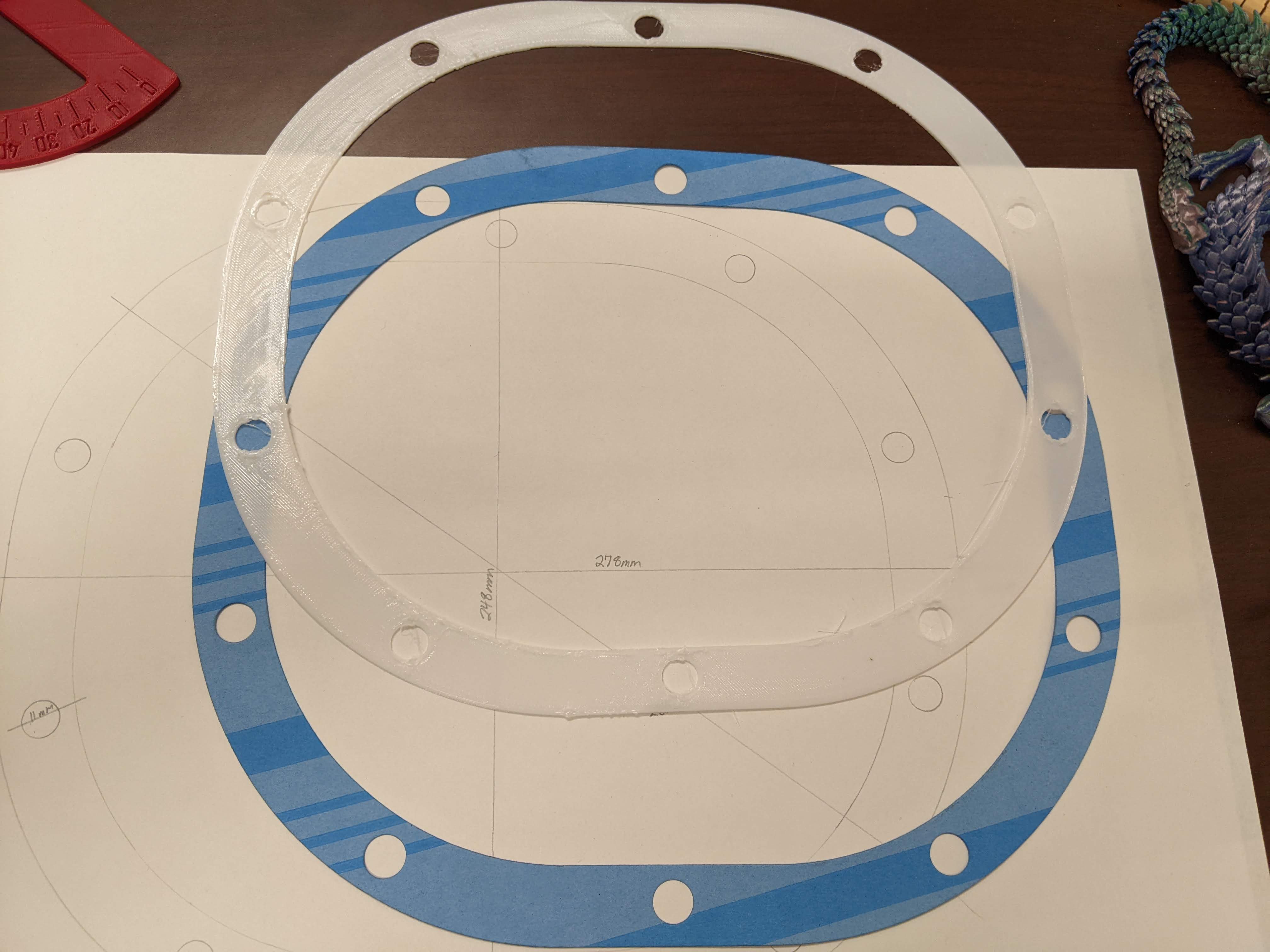 Ford 8 inch rear differential gasket