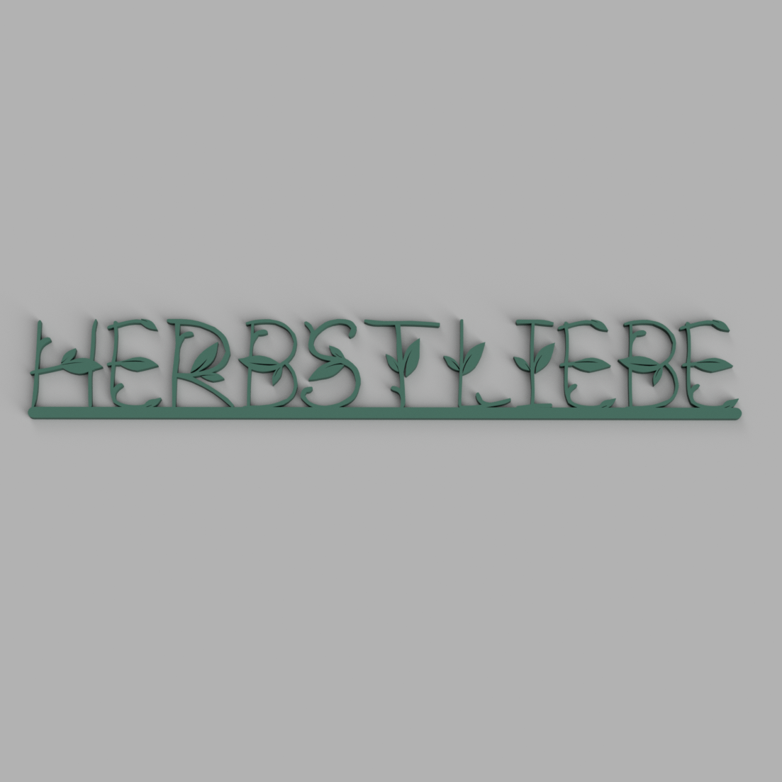 Herbst / Herbstliebe Schriftzug