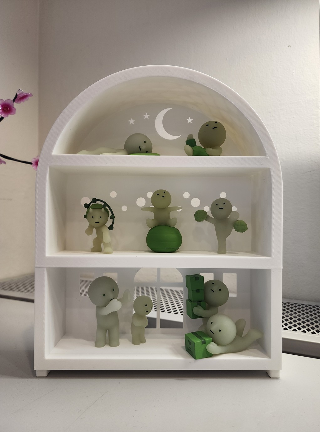 Modular Mini Figure Display Shelf