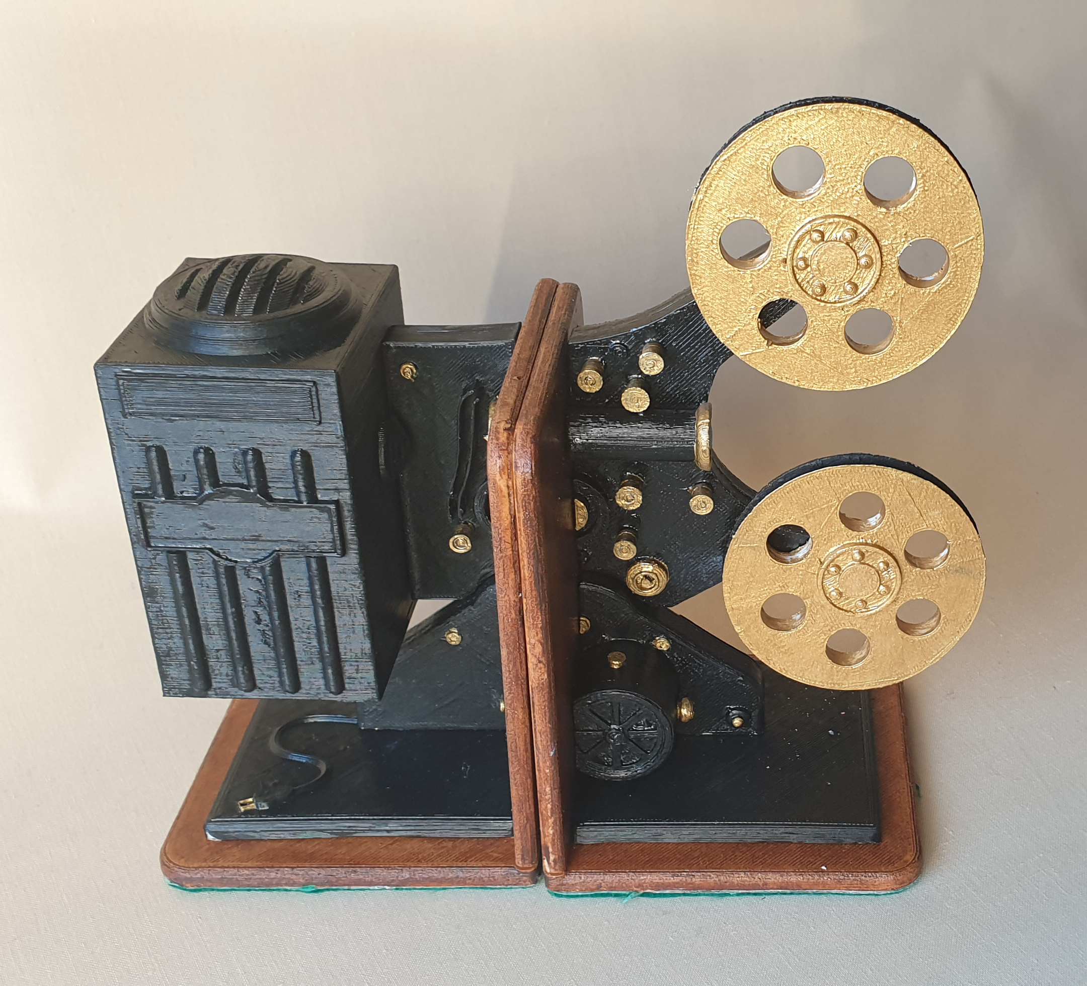Vintage Projector Bookends