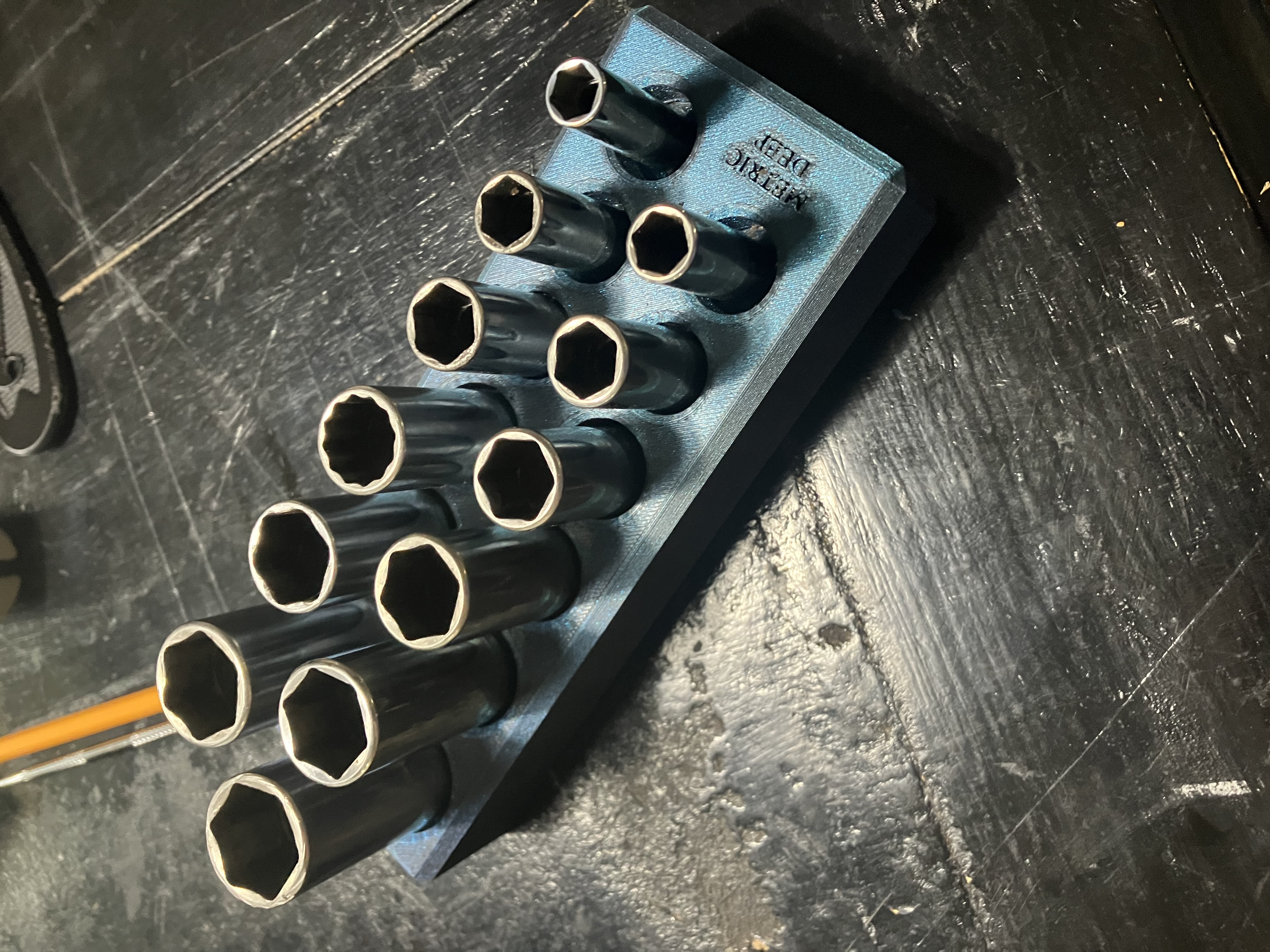 SAE socket holder compatible with Snap-On sockets