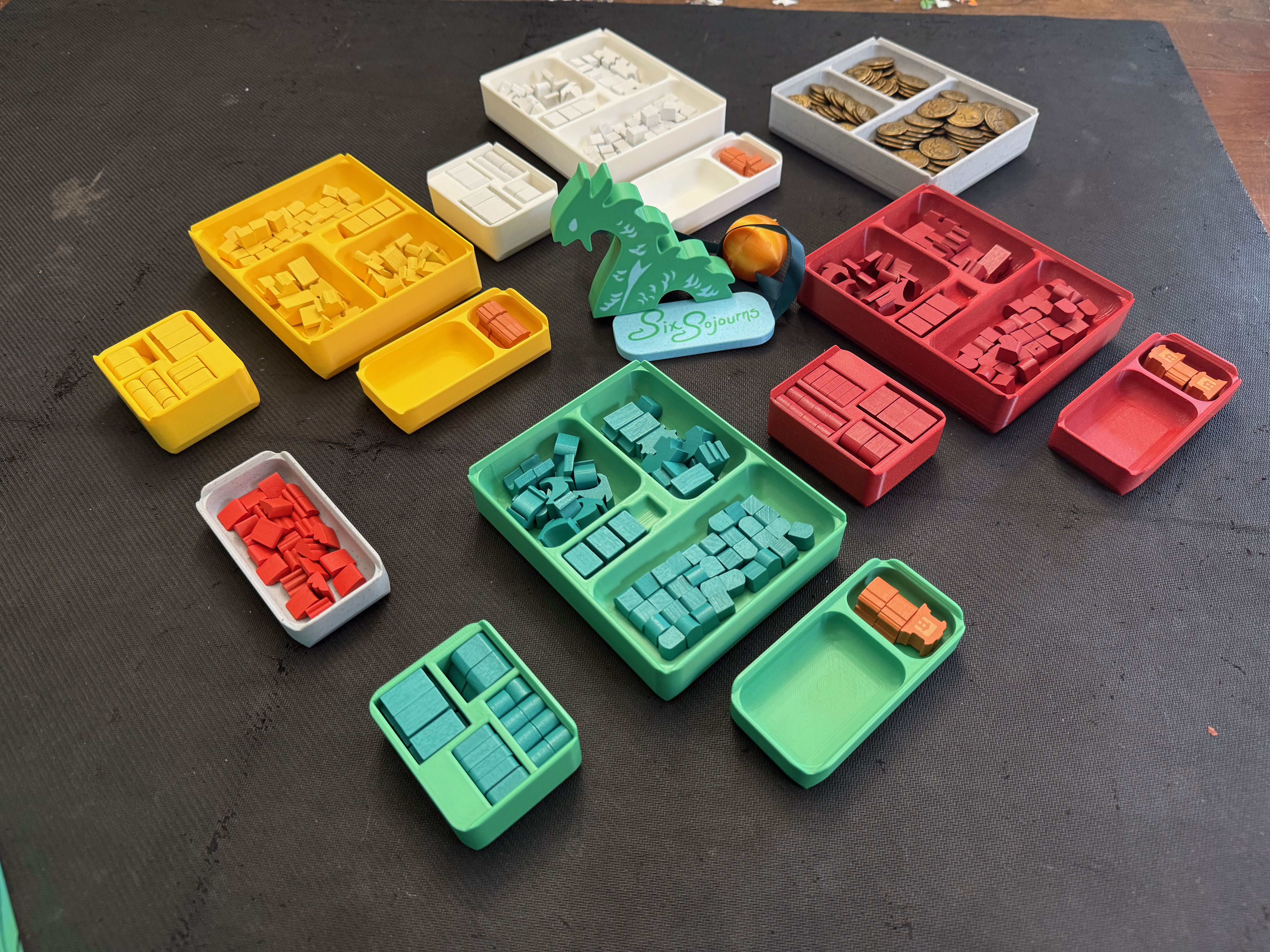 Storage and Table game accessories for Six Sojourns Deluxe