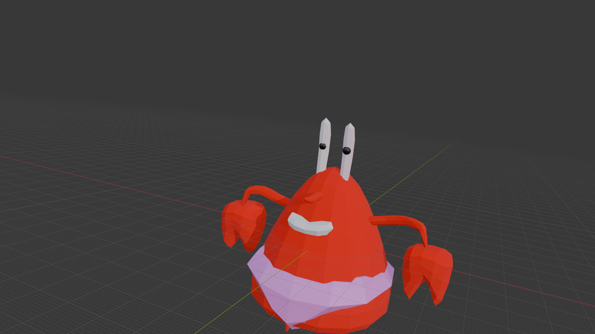 mr crab on bikini