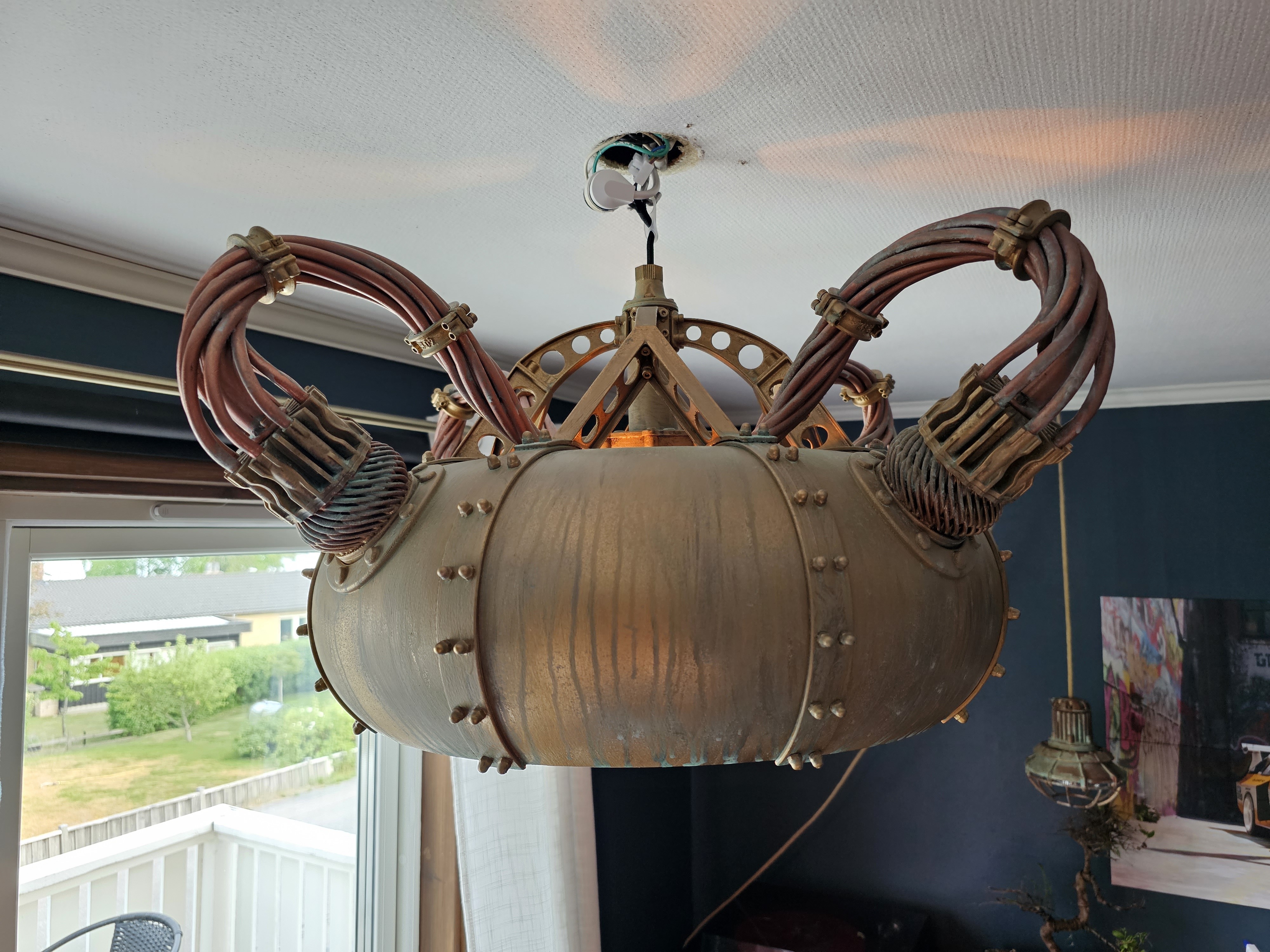 Steampunk Ceiling Lamp
