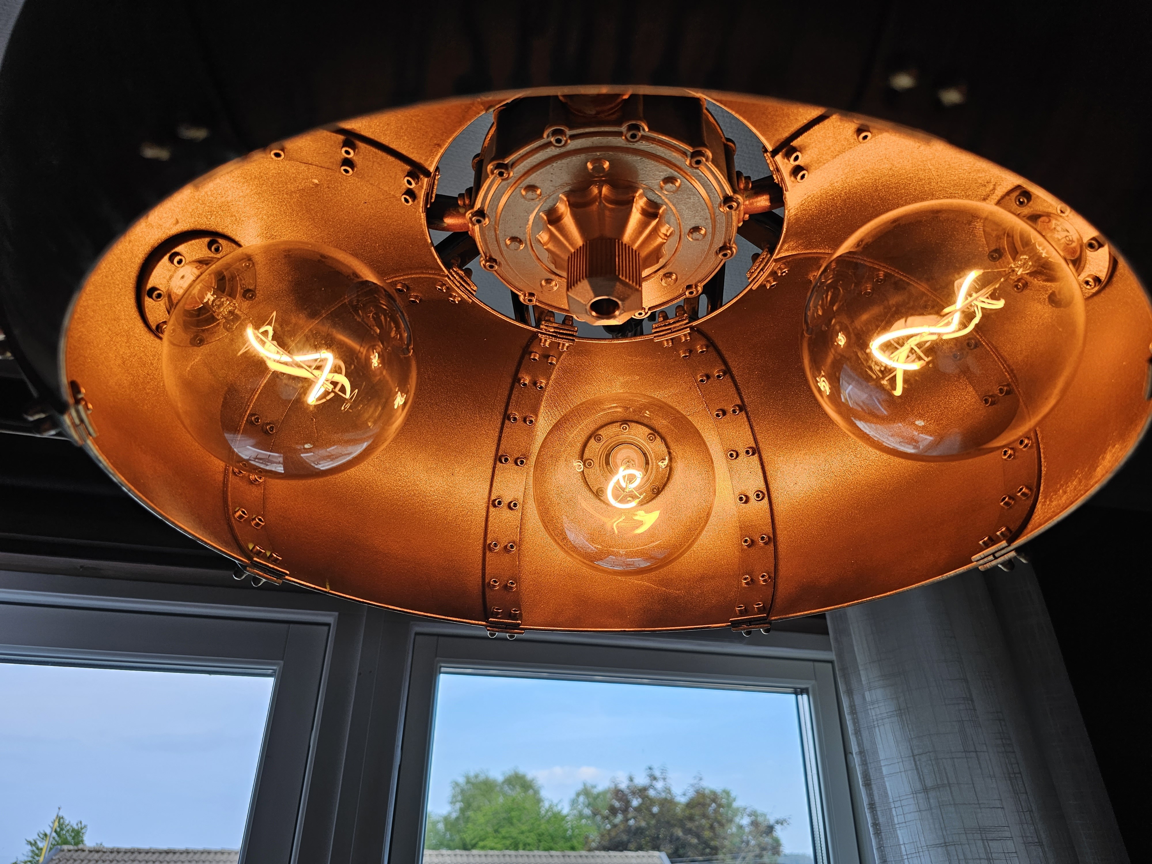 Steampunk Ceiling Lamp — miniatura 2