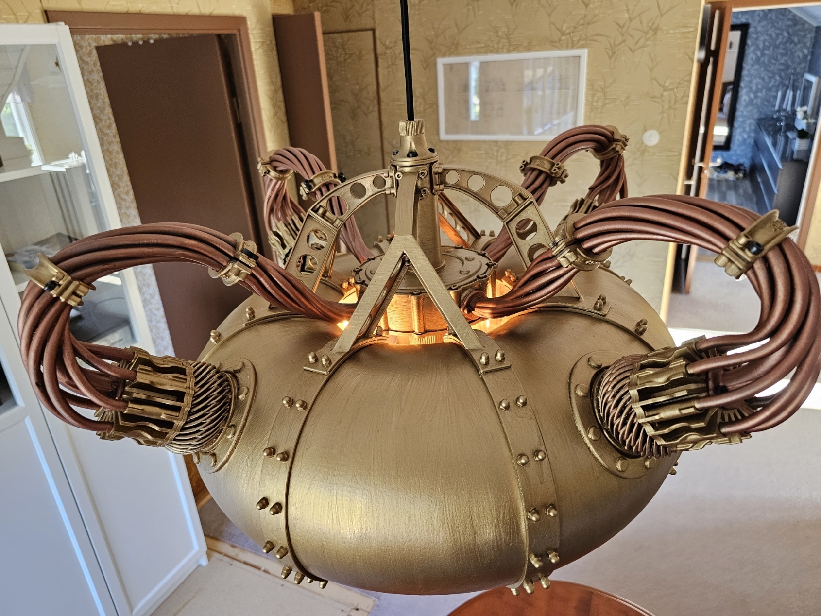 Steampunk Ceiling Lamp — miniatura 3