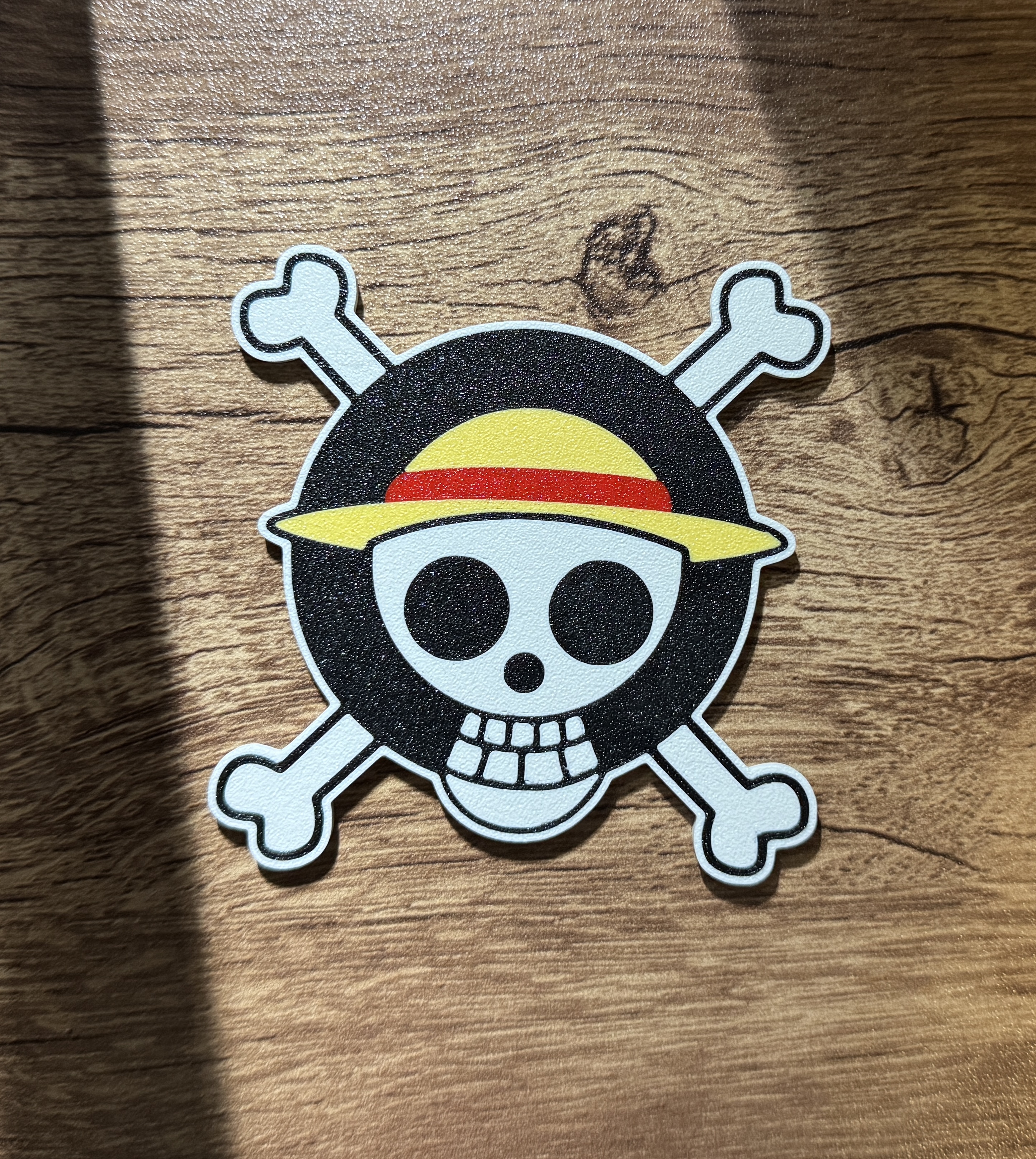 Straw Hat Pirates Logo One Piece Magnet (multi-color)(8x3mm magnets)