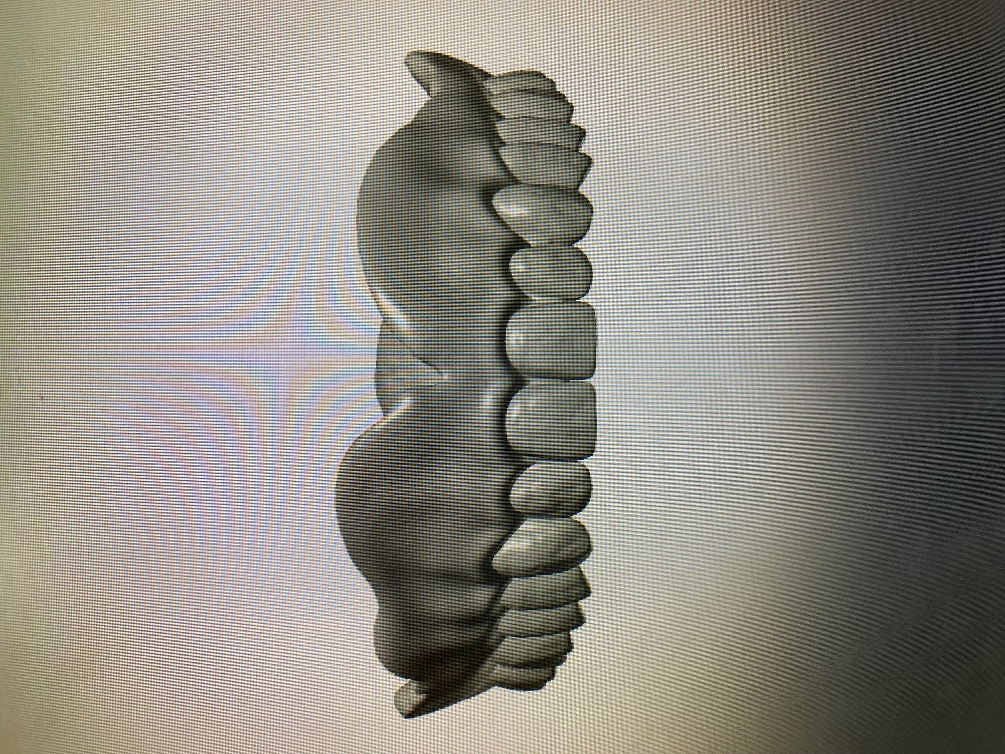 False Teeth Dentures Upper and Lower models Props