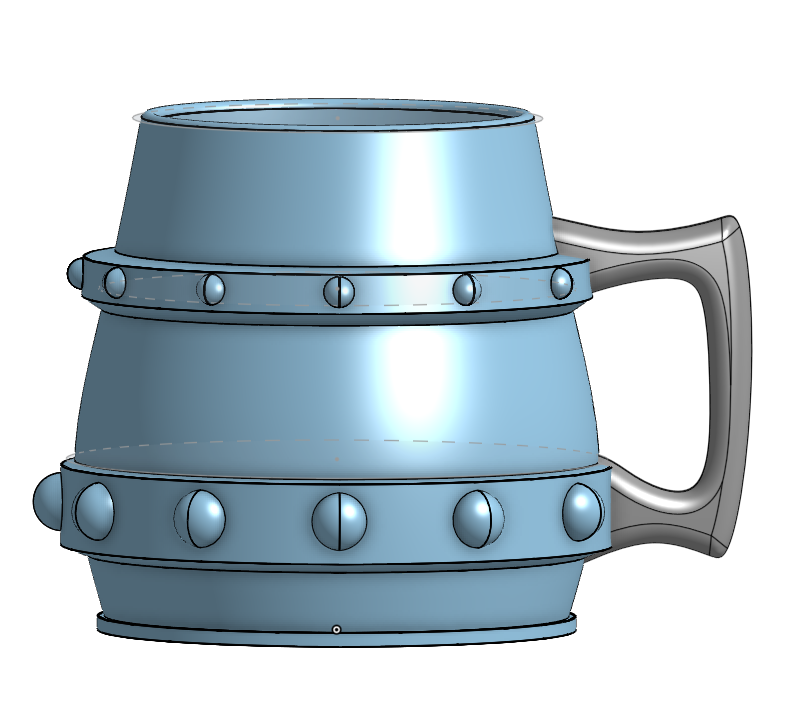 Ancient Vikings beer mug