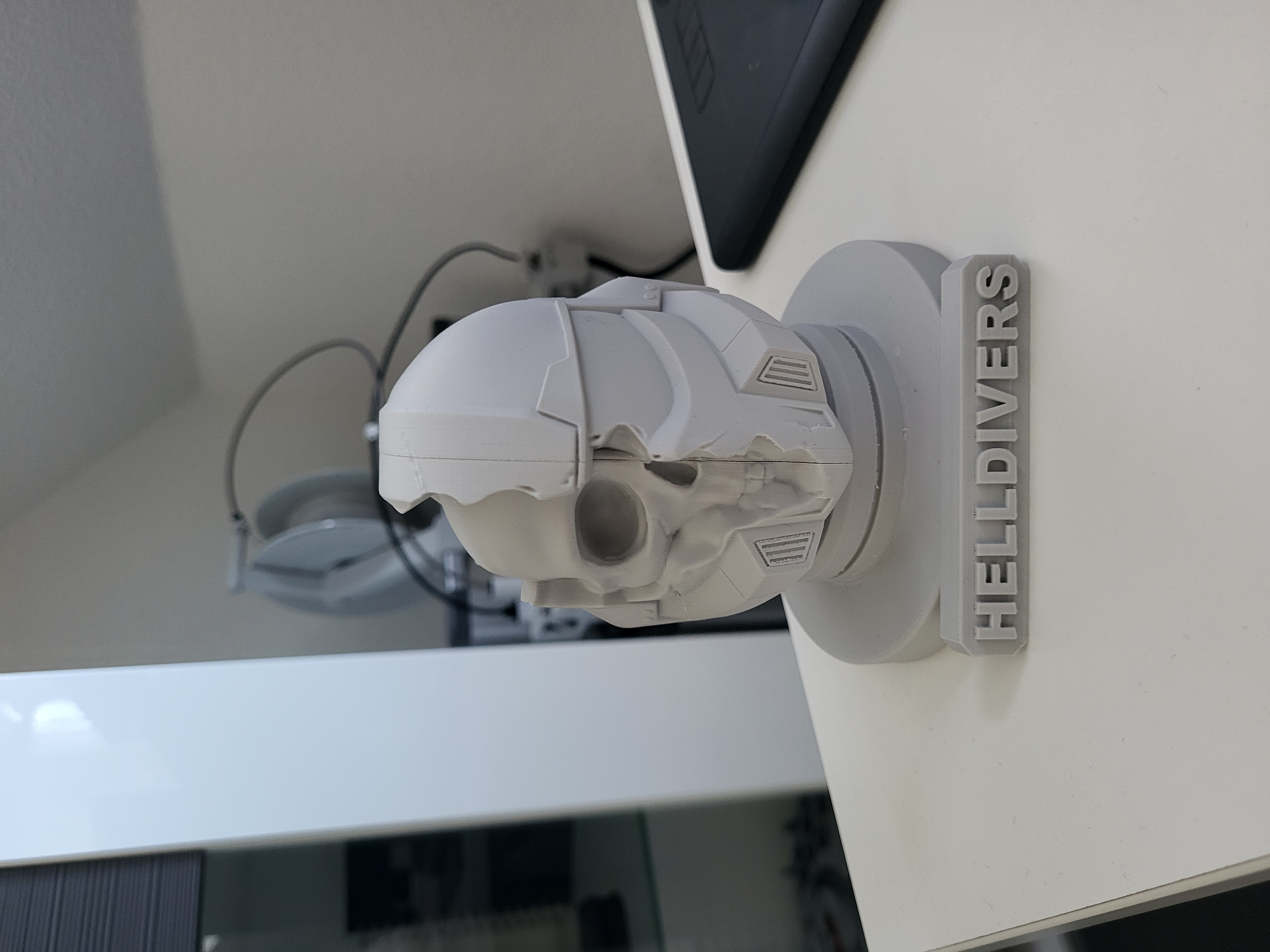 Miniatura 4 do modelo 3D Helldivers Helmet/Skull (display)