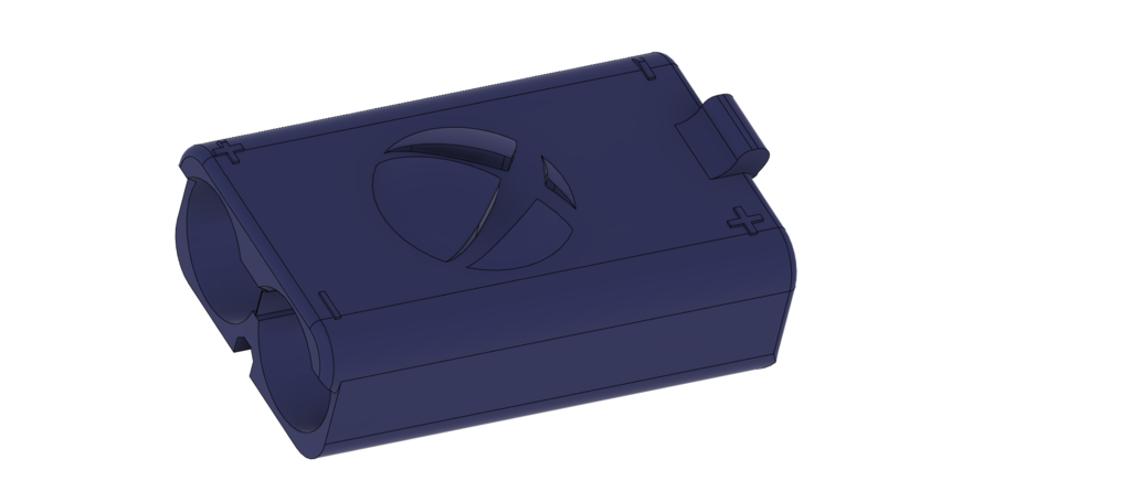 Miniatura 4 do modelo 3D Xbox360 Controller Batterypack
