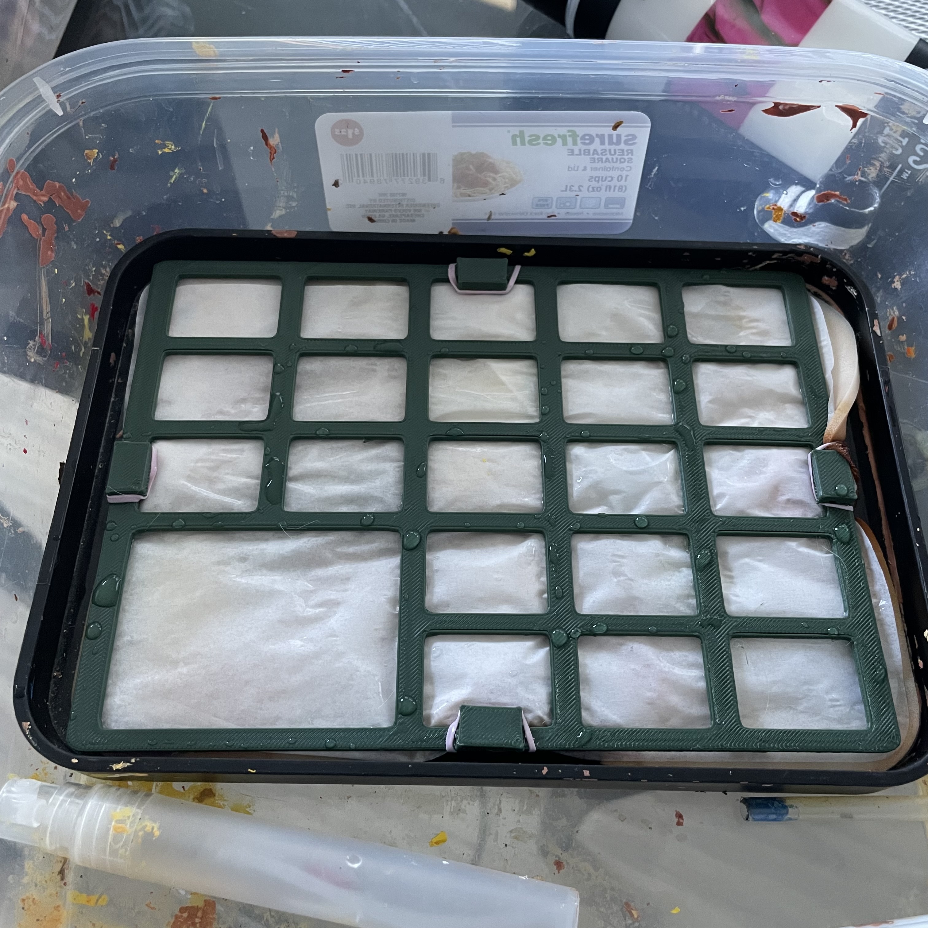 Paint Mixer Separator for Army Painter Wet Palette