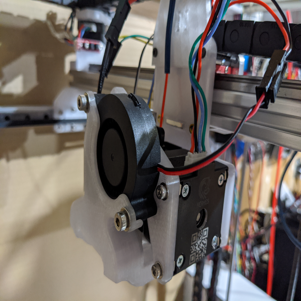 Hemera/Hermes mount for FolgerTech FT5 and FT6 and 713 Maker carriage - WIth BLTouch