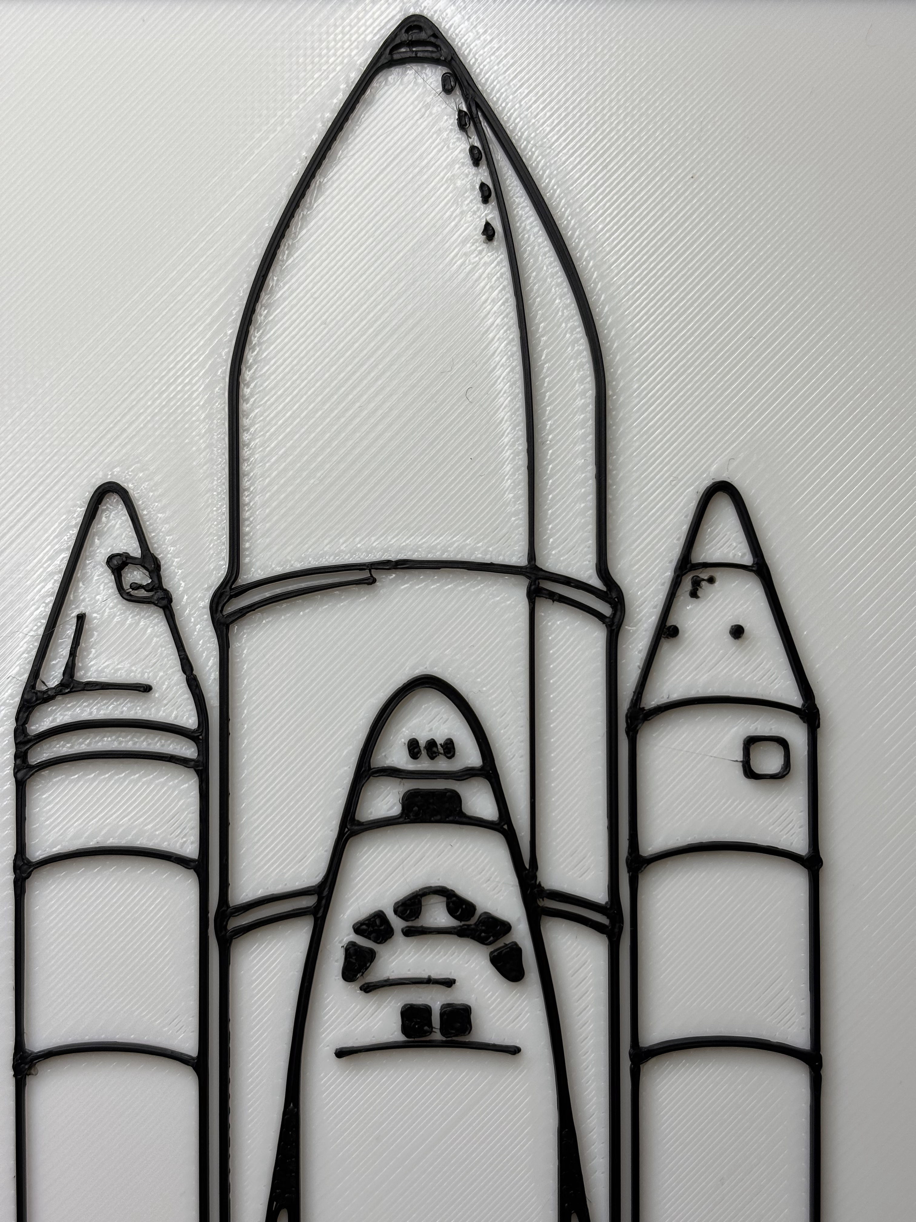 Miniatura 2 do modelo 3D Space Shuttle Launch - Blueprint - Poster