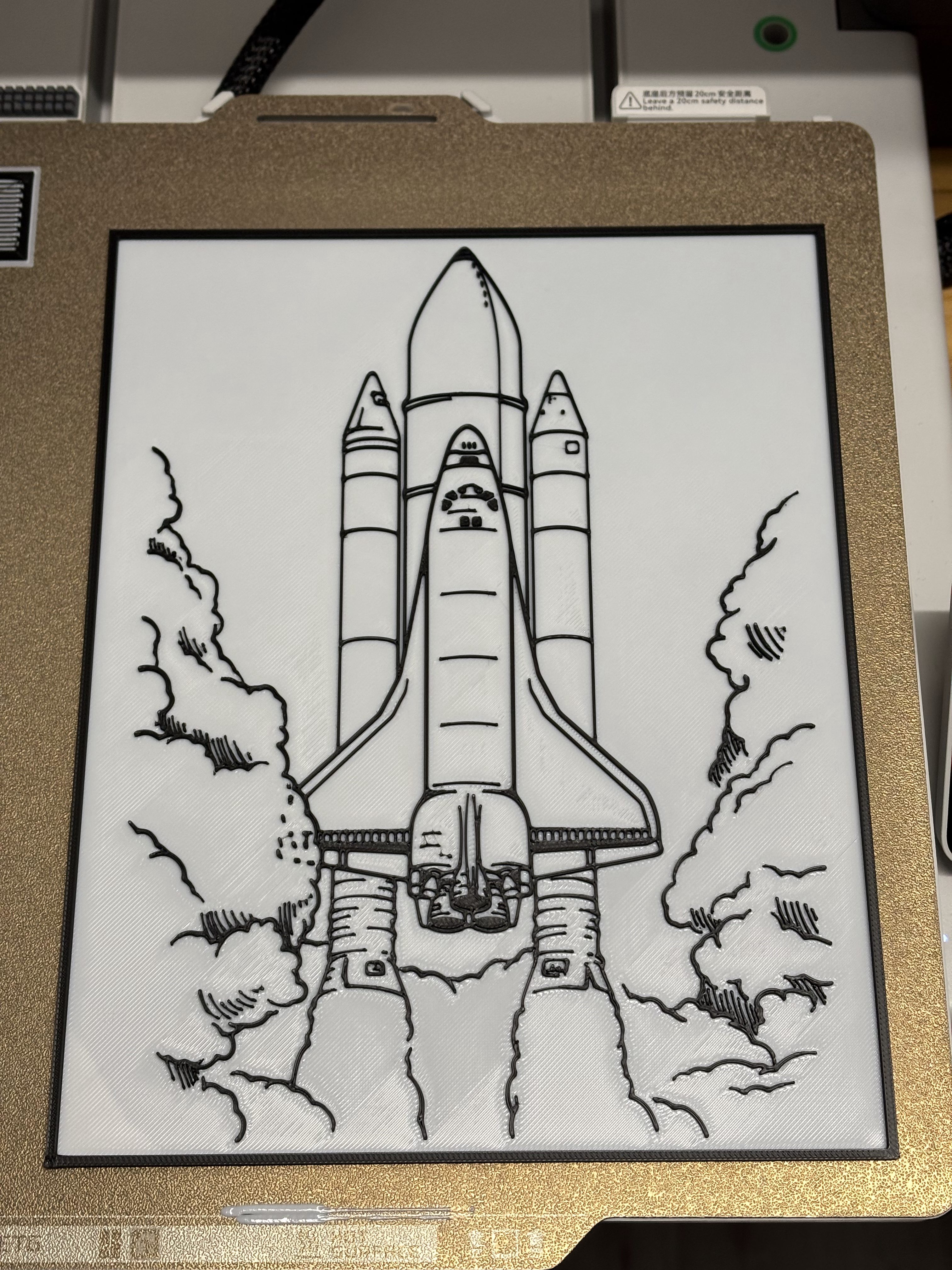 Miniatura 5 do modelo 3D Space Shuttle Launch - Blueprint - Poster