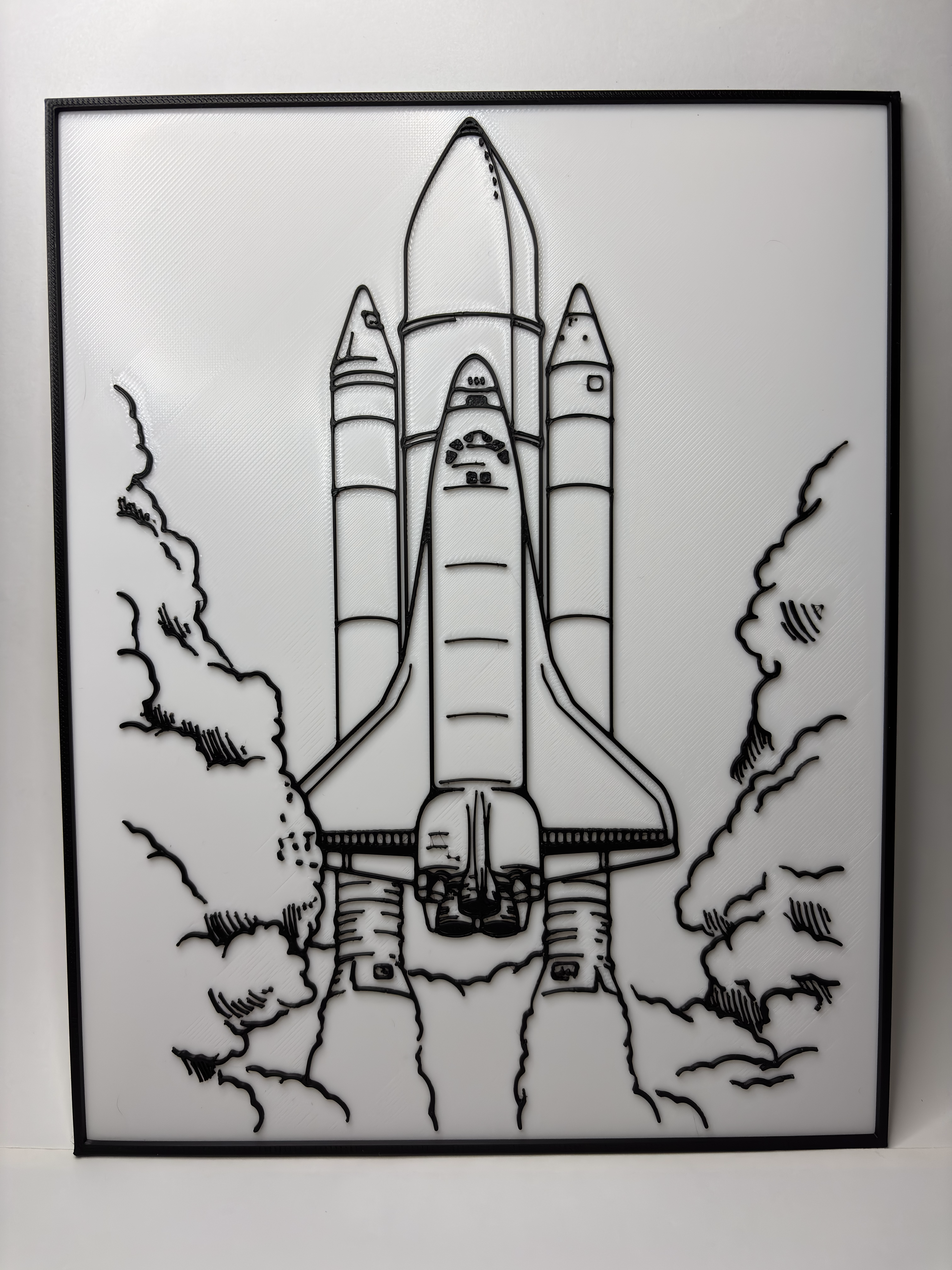 Miniatura 6 do modelo 3D Space Shuttle Launch - Blueprint - Poster