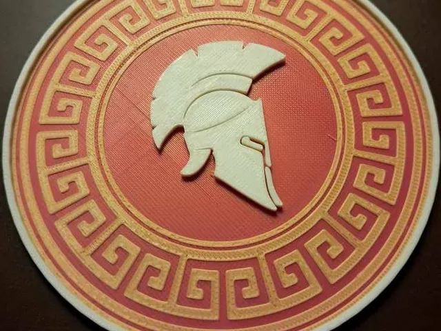 SPARTAN CREED COASTER (μολὼν λαβέ)  (COME AND TAKE THEM)
