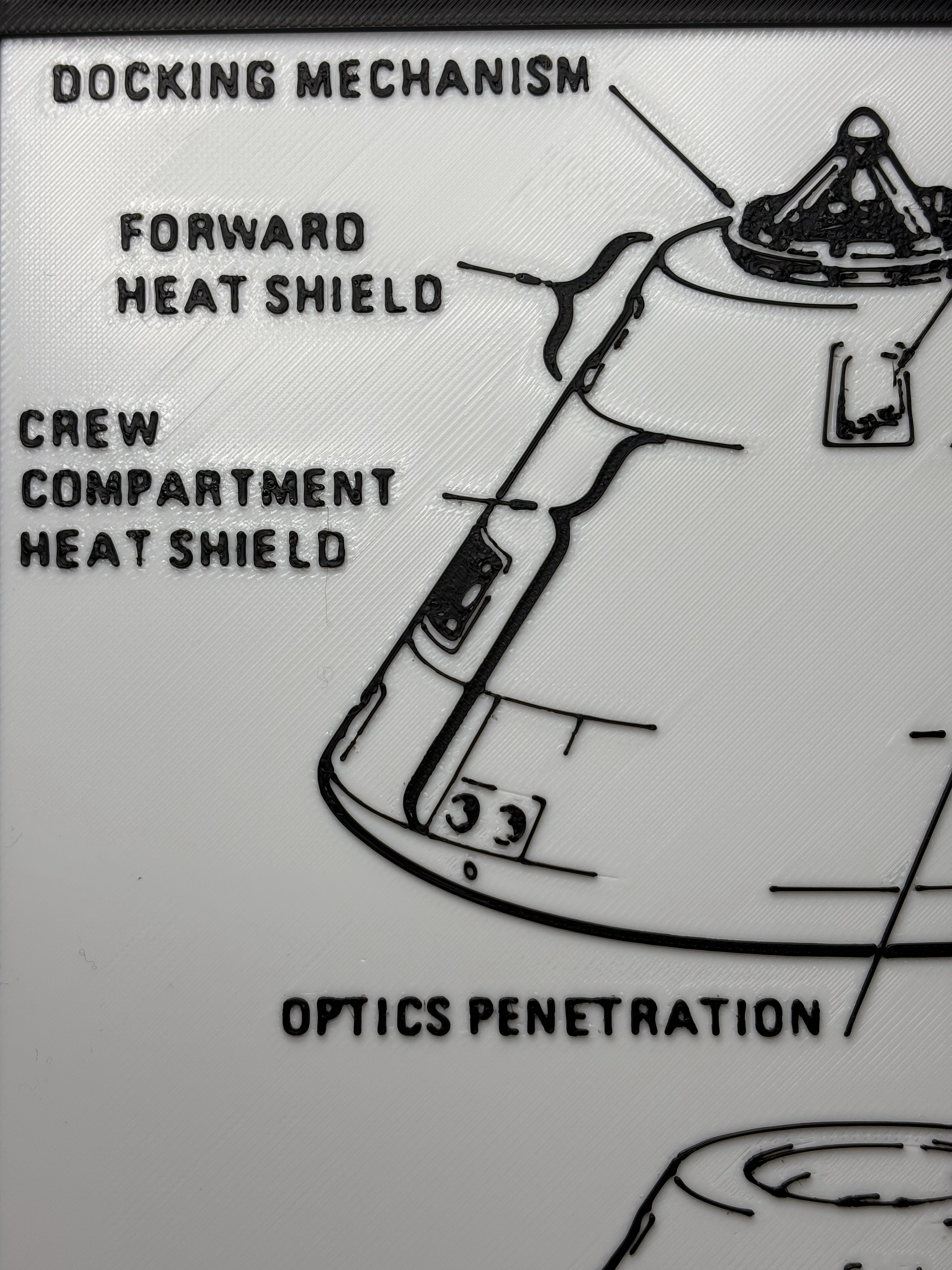 Miniatura 3 do modelo 3D Apollo Command and Service Module - Blueprint