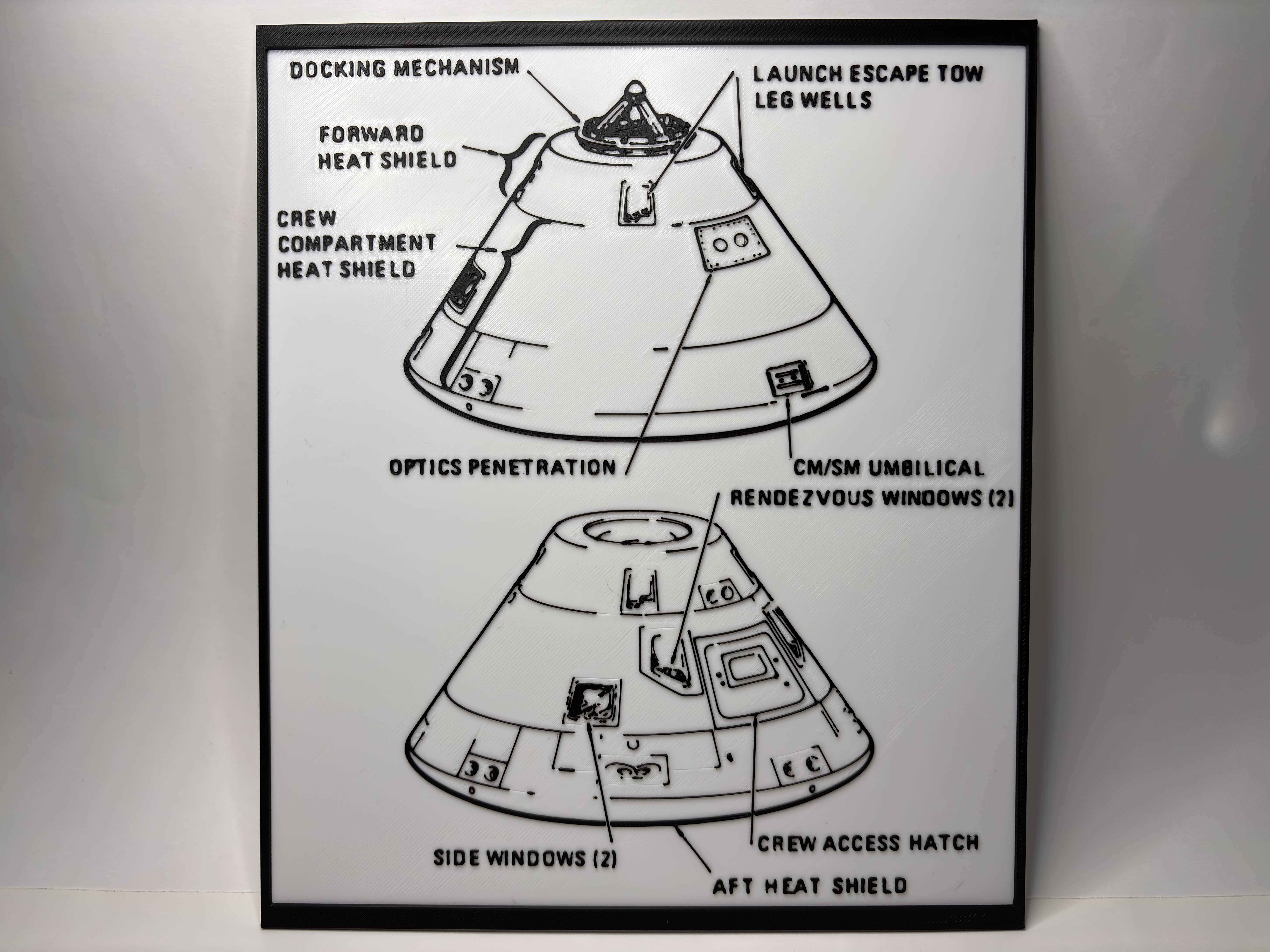 Apollo Command and Service Module - Blueprint