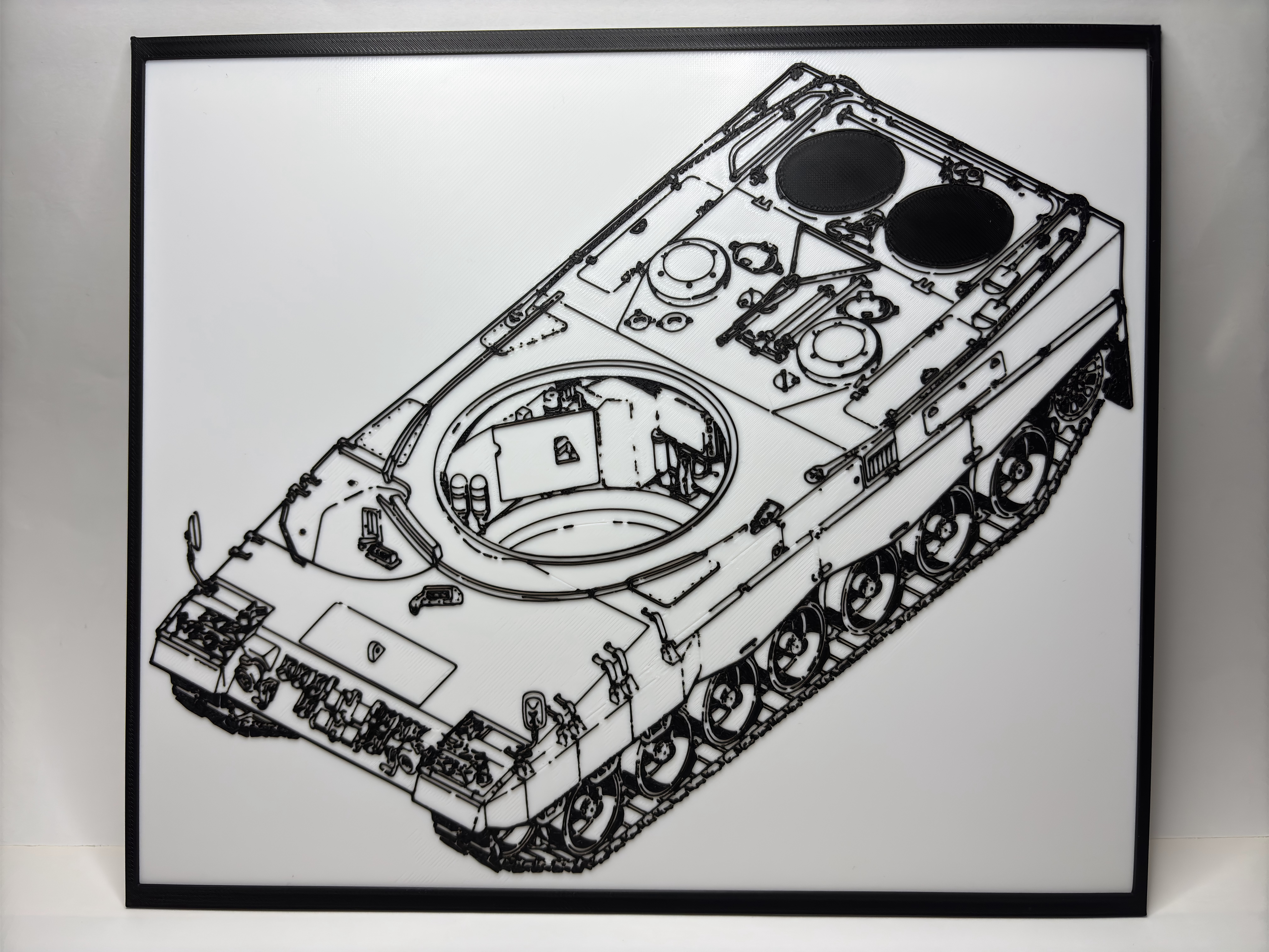 Kampfpanzer Leopard 2 - Hull - Blueprint