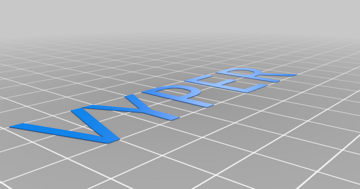 Vyper Extended - Klipper mit Mainsail by Cryd | Download free STL model ...