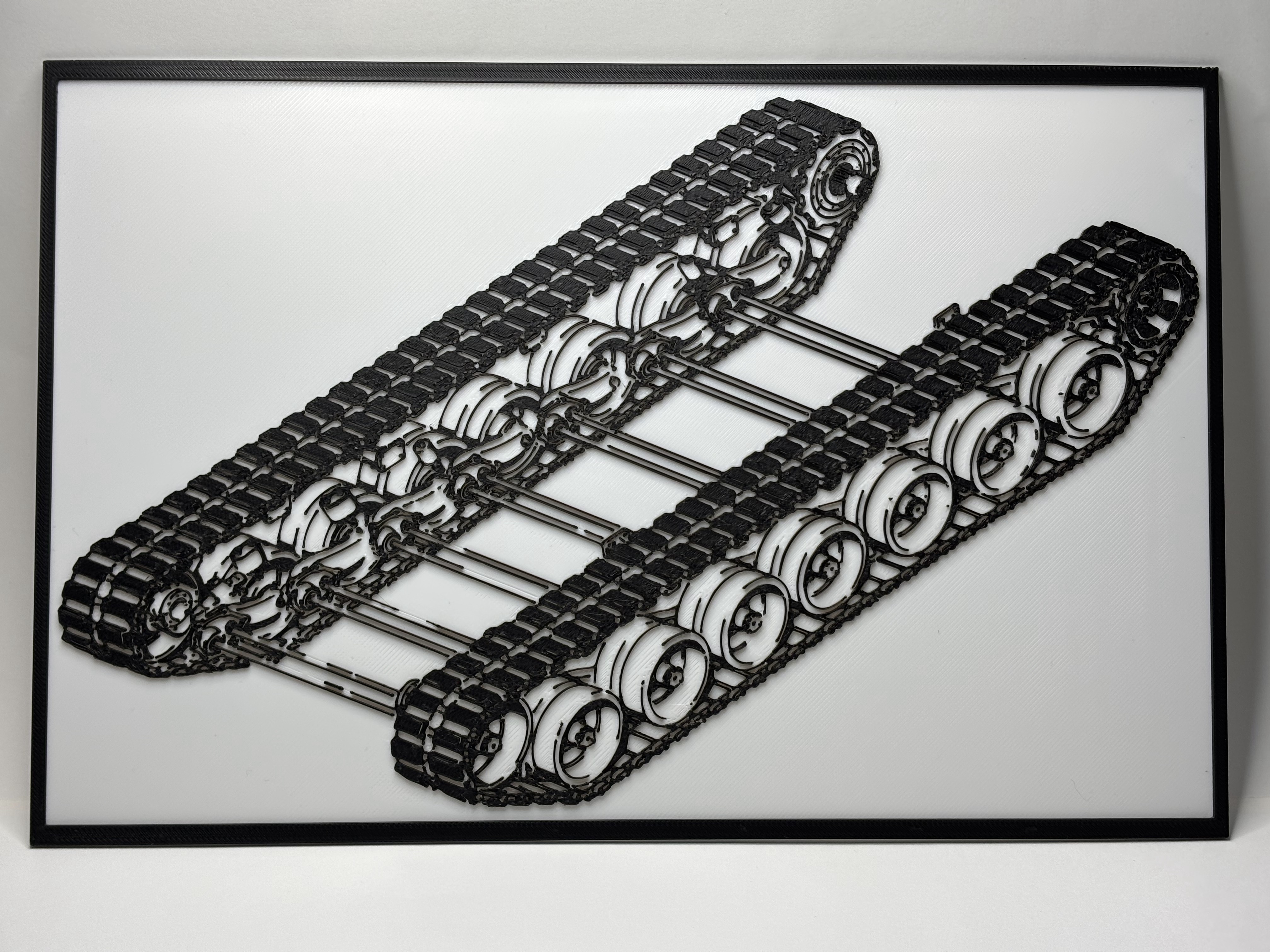 Kampfpanzer Leopard 2 - Chain Drive - Blueprint