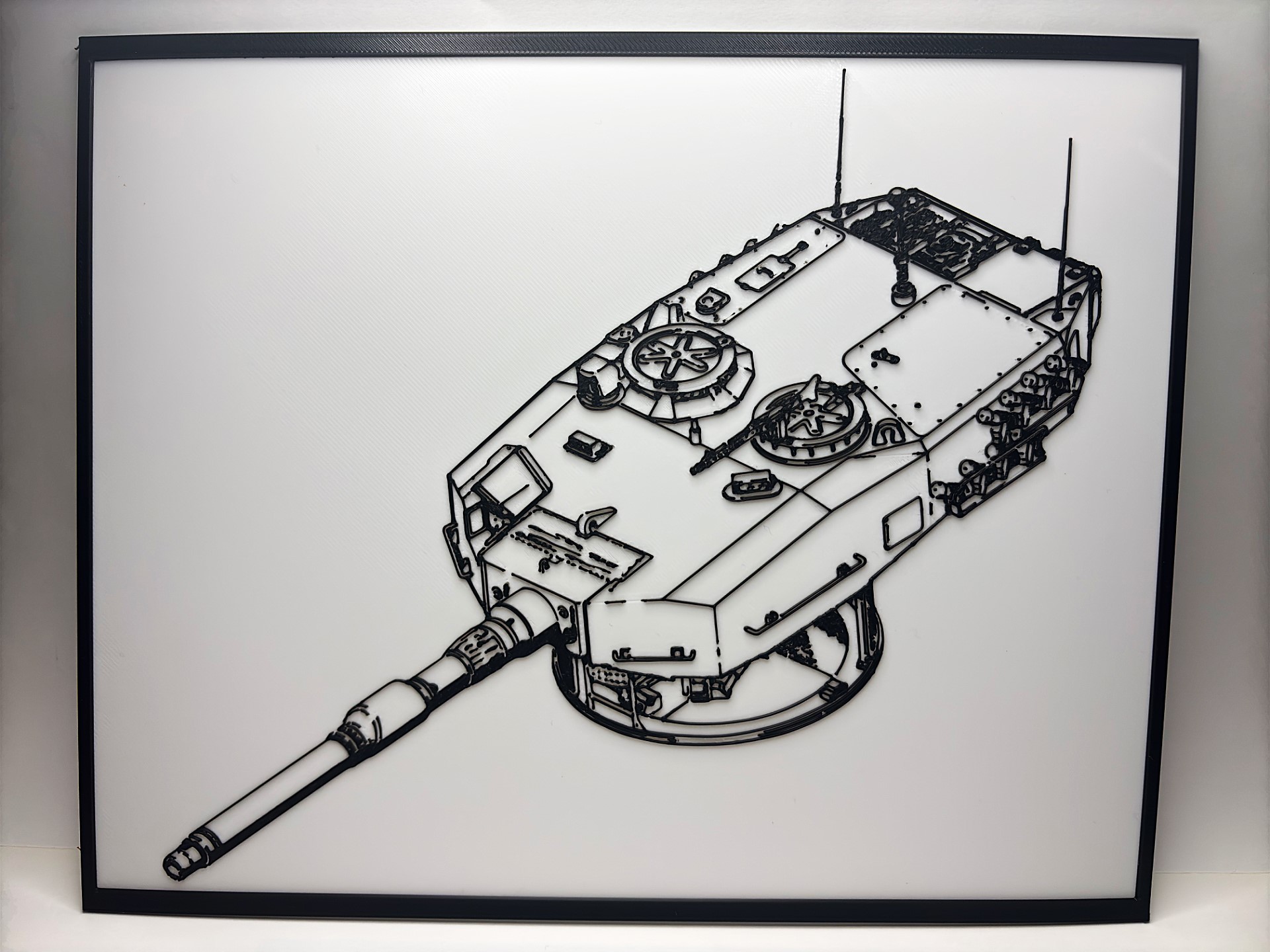 Kampfpanzer Leopard 2 120mm Turret - Blueprint