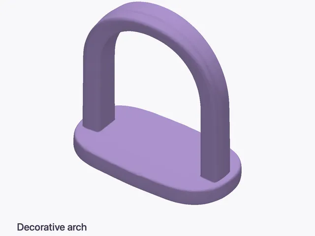 Decorative Arch 180 mm | Waves & Dunes