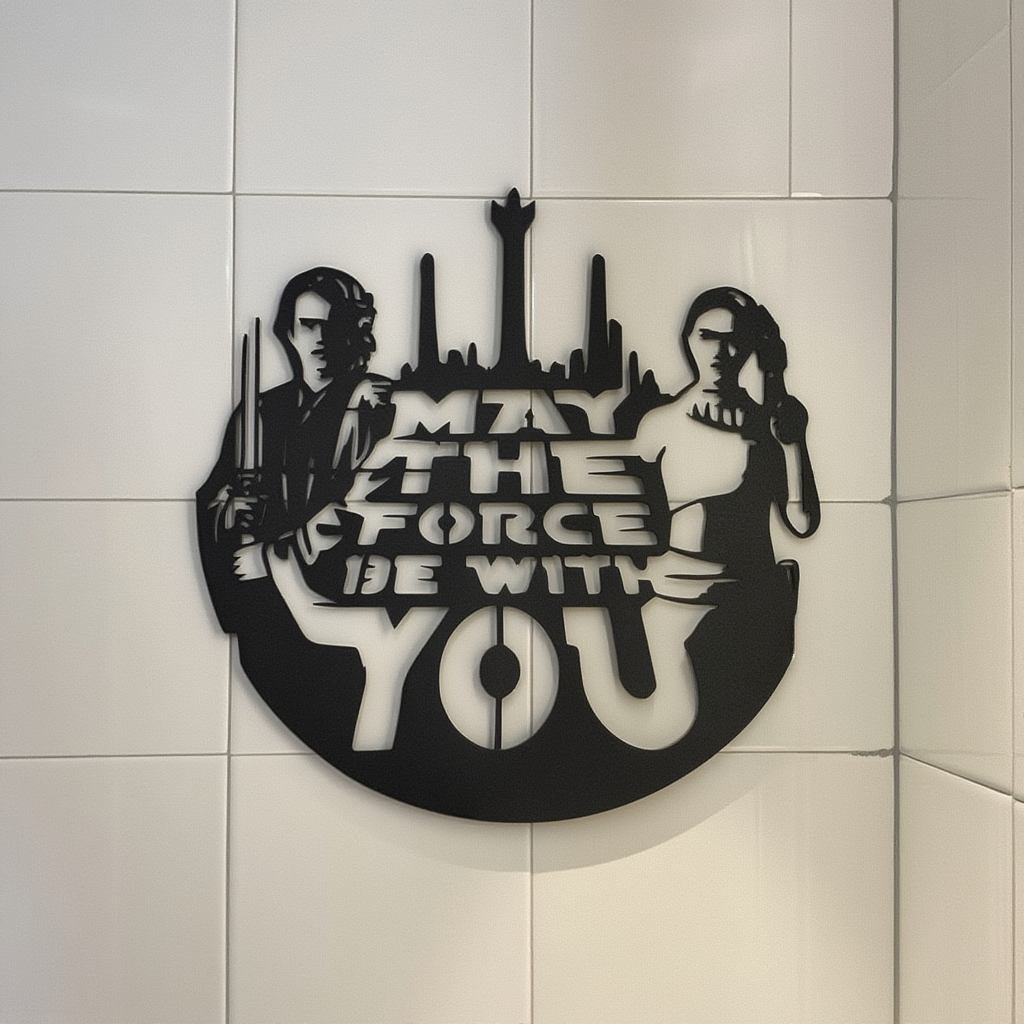 May the Force Be With You – Star Wars Decorative Panel