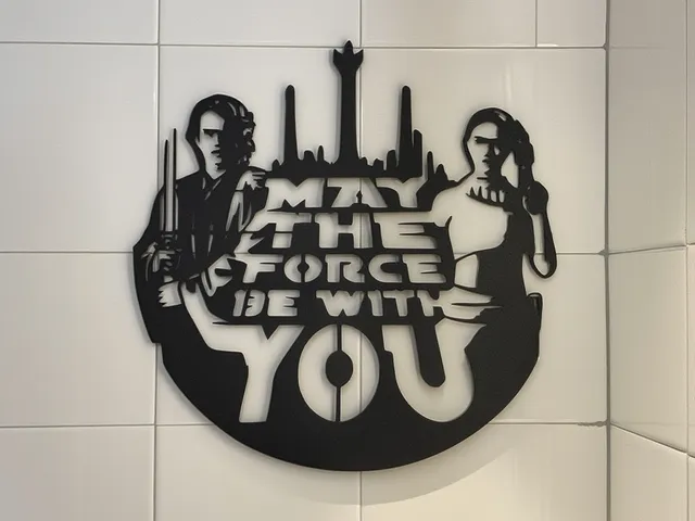 May the Force Be With You – Star Wars Decorative Panel
