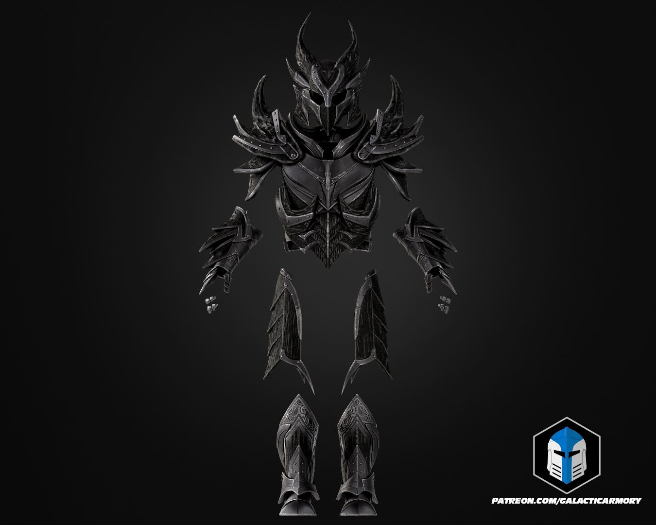 Daedric Helmet and Armor - 3D Print Files