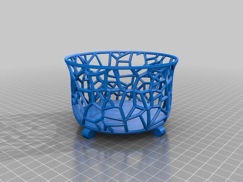 Voronoi Orchid Basket / Pot / Planter