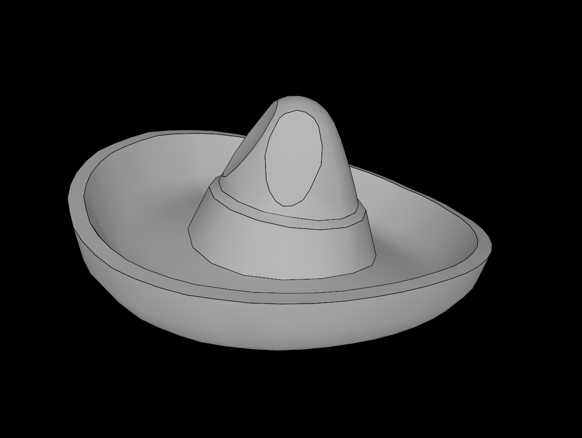Lego Compatible (90388.dat) Minifig Hat Sombrero