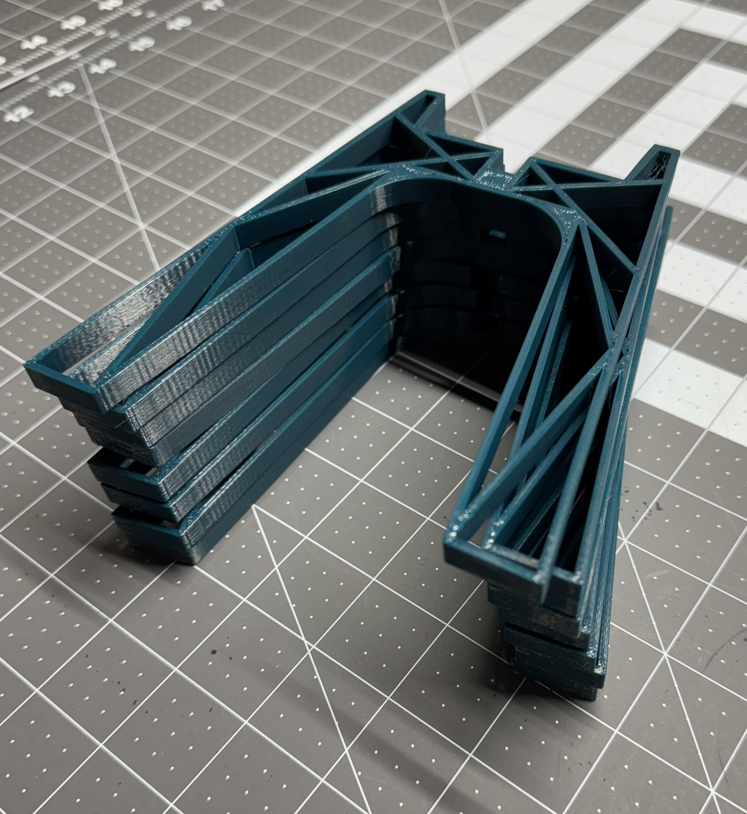 Miniatura 2 do modelo 3D 5" BORA Centipede Table Risers/Stands - Flat packing