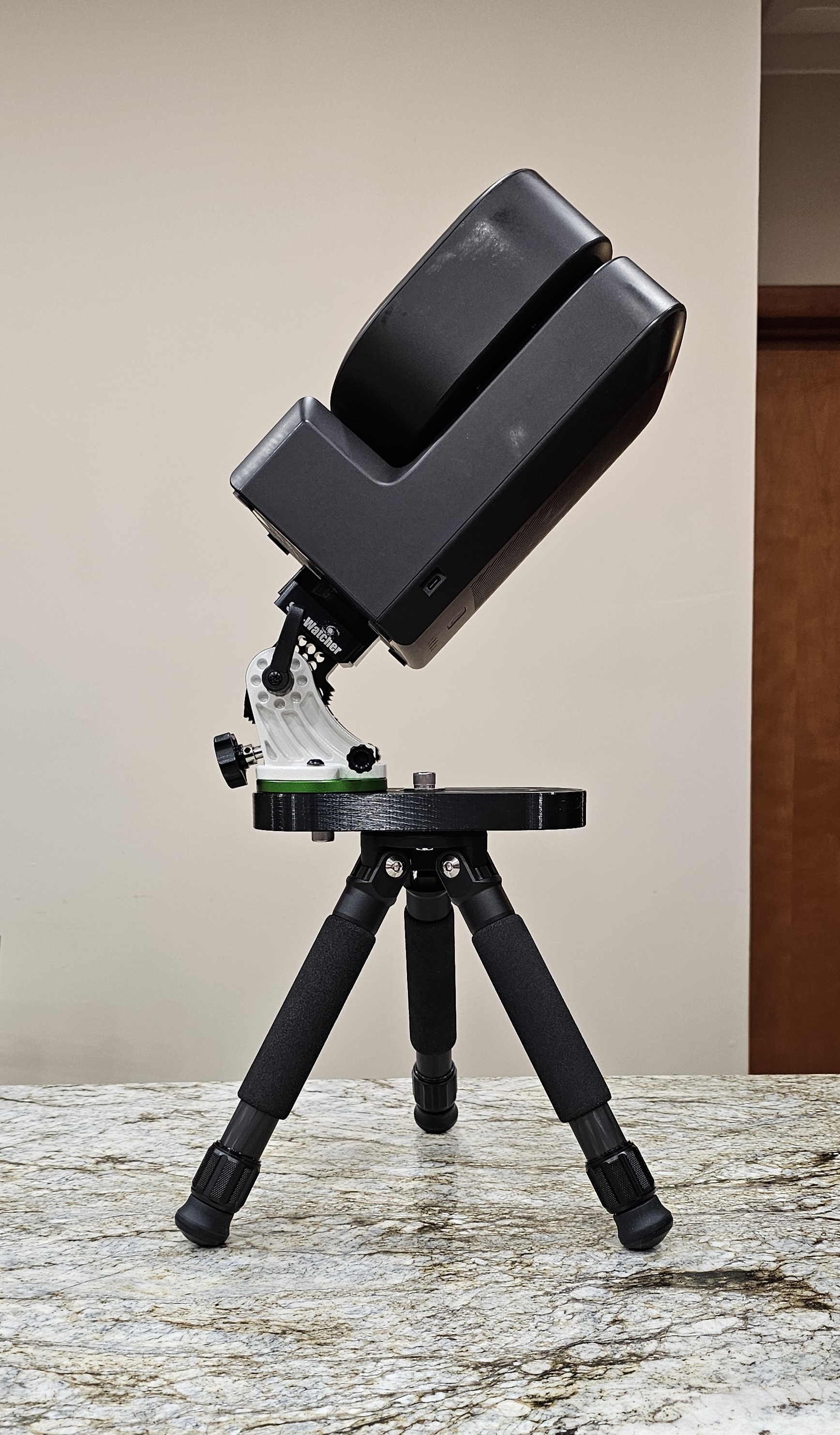 ZWO Seestar S30 / S50 Equatorial (EQ) Wedge Adapter - Adjustable