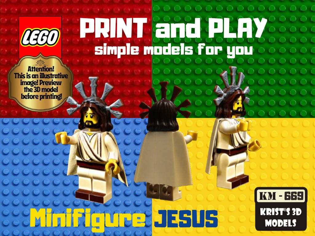 LEGO Jesus minifig