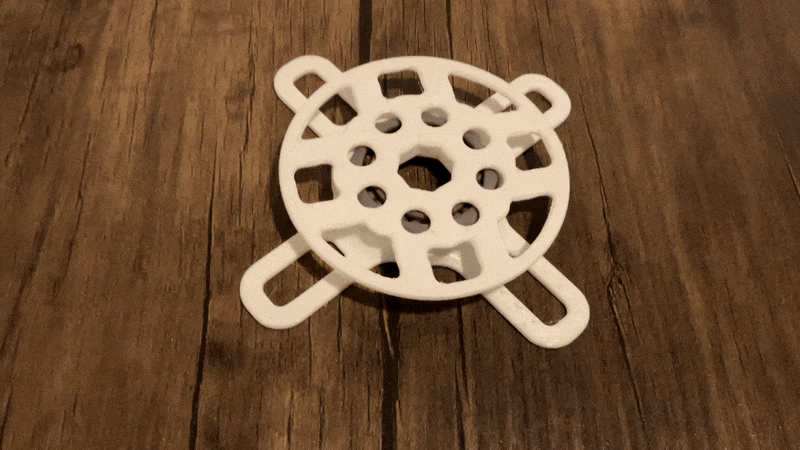 Rotating Display with Rolling Bearing (Octagonal) (stl, 3mf, step) — thumbnail 4